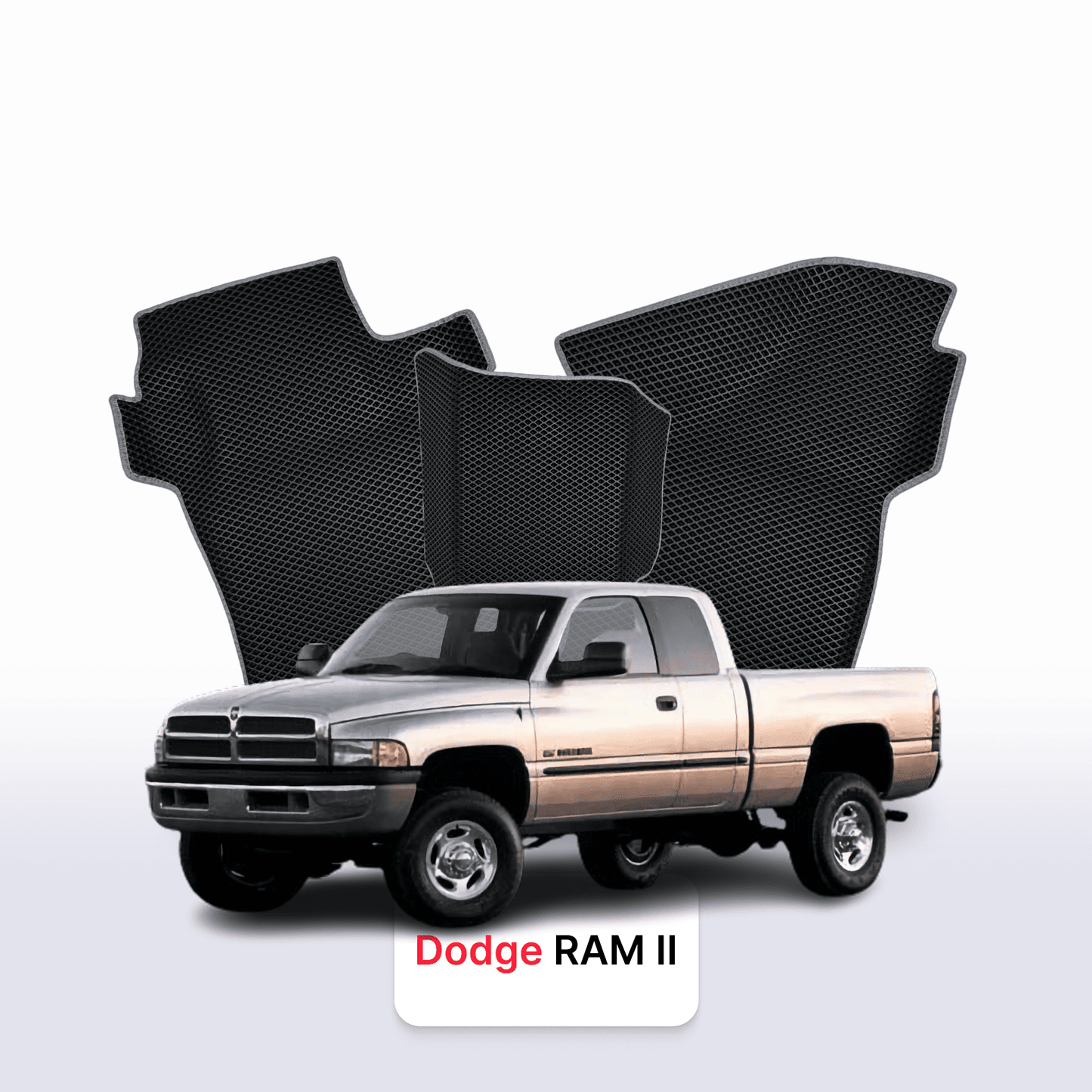 Autokoberce EVAMATS pro Dodge RAM(BRBE) 2 gen 1993-2002 rok PICK-UP jedna a půl kabina