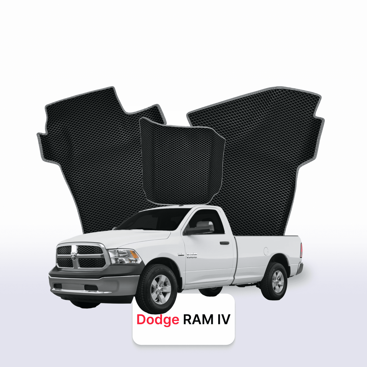 Autokoberce EVAMATS pro Dodge RAM(DSDJ) 4 gen 2008-2019 rok PICK-UP jednokabinová