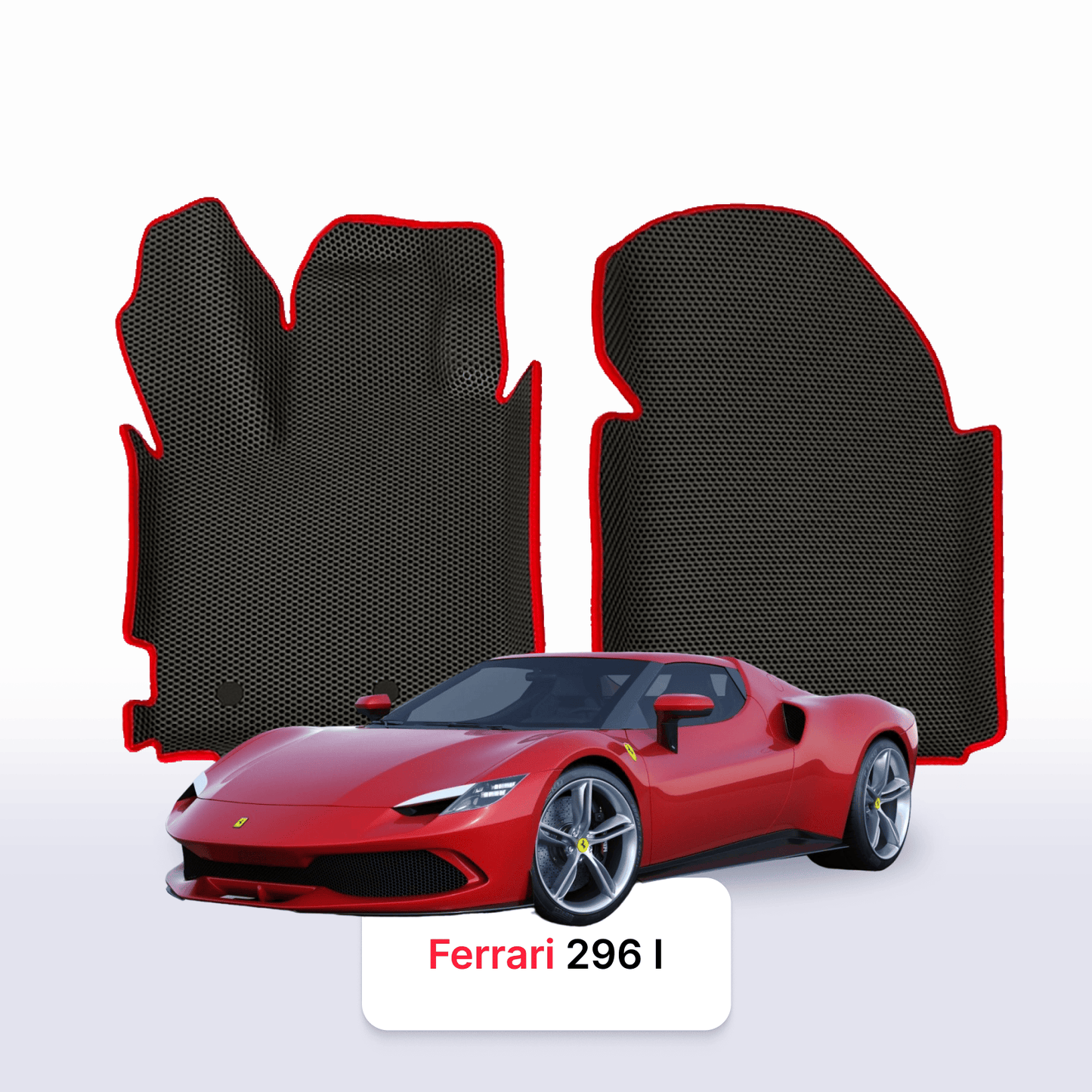 Autokoberce EVAMATS pro Ferrari 296 1 gen 2021-2025 rok Hybrid COUPE