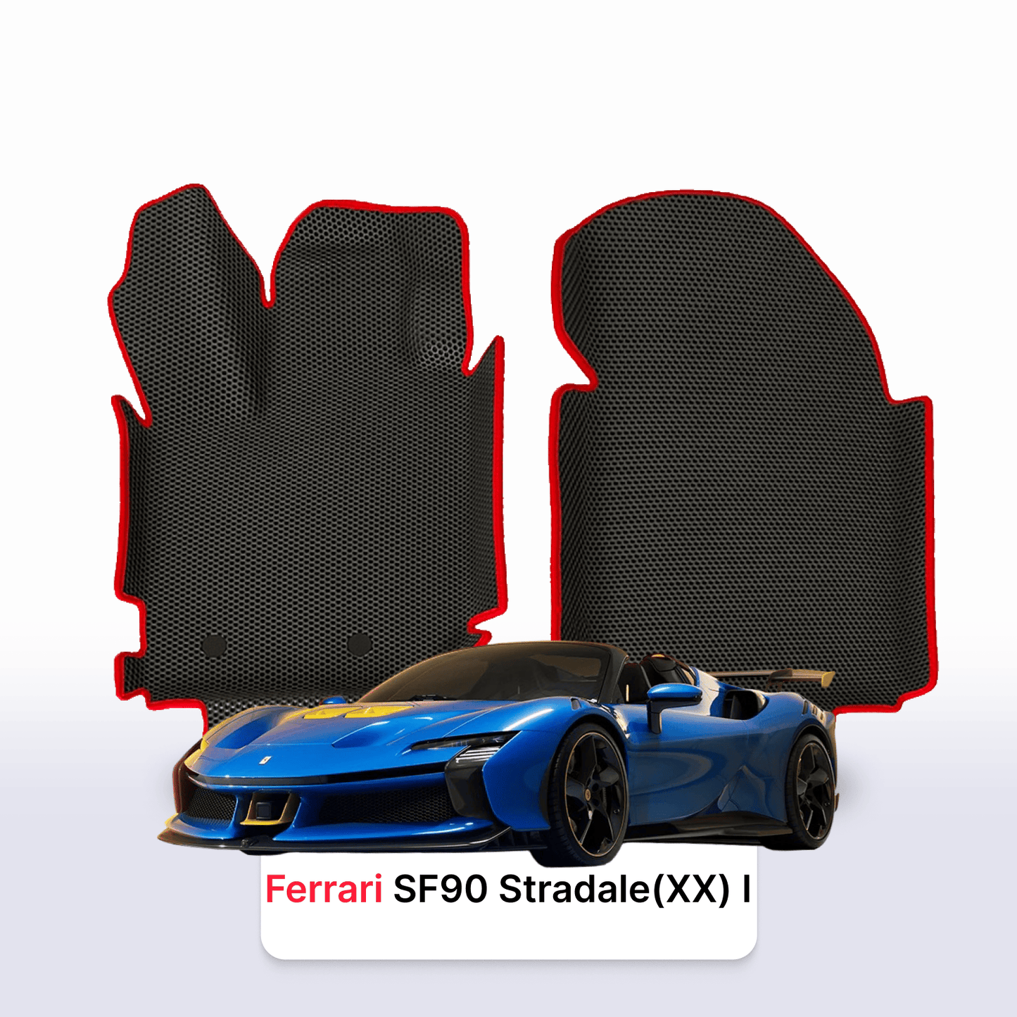 Autokoberce EVAMATS pro Ferrari SF90 Stradale (XX) 1 gen 2019-2025 rok Hybrid CABRIO