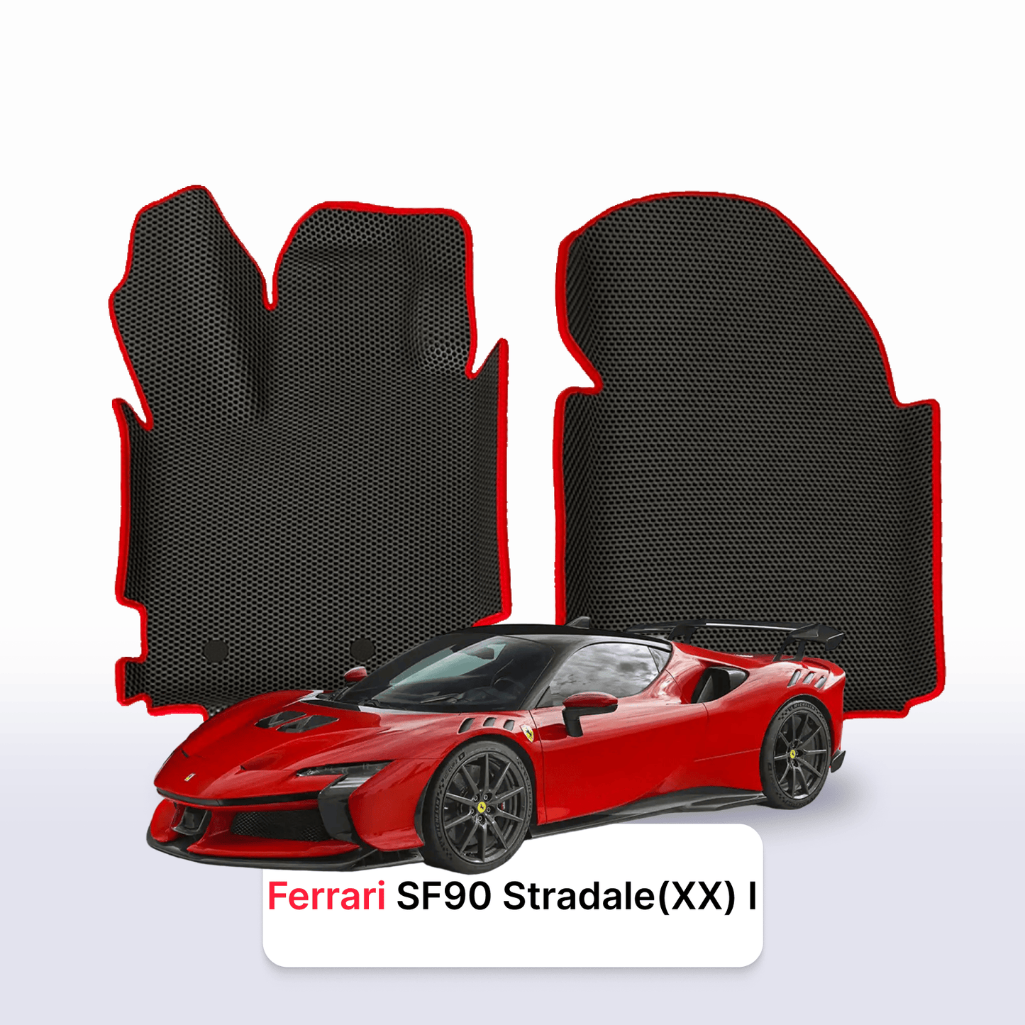 Autokoberce EVAMATS pro Ferrari SF90 Stradale (XX) 1 gen 2019-2025 rok Hybrid COUPE