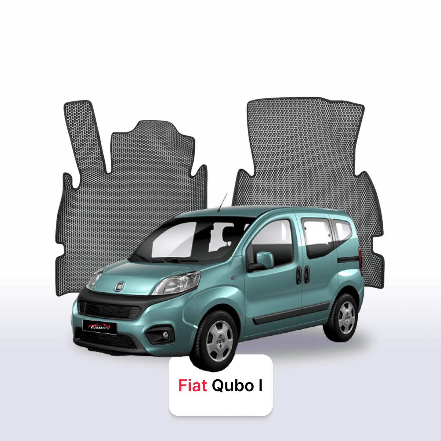Autokoberce EVAMATS pro Fiat Qubo 1st gen 2007-2019 MINIVAN