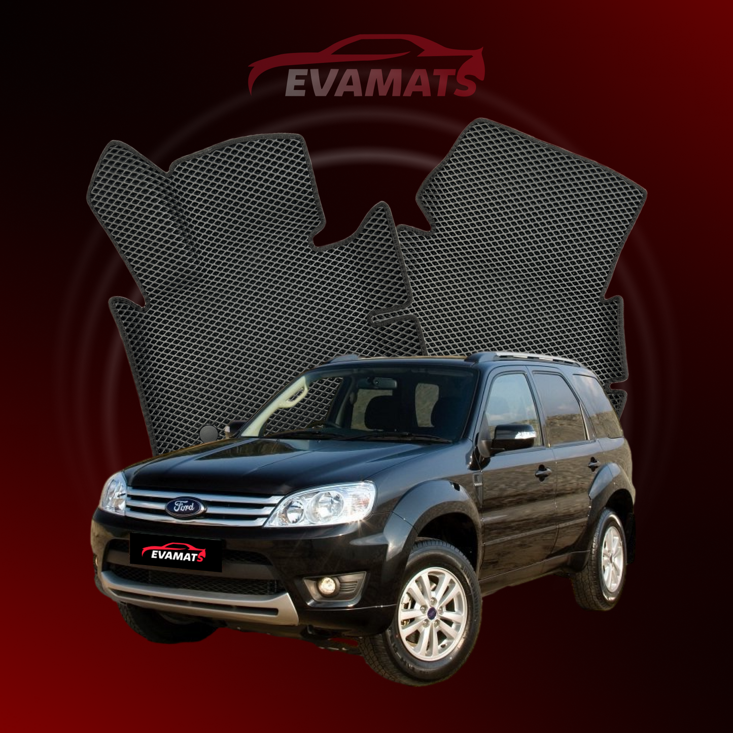 Autokoberce EVAMATS pro Ford Escape 1. generace SUV roků 2000-2012