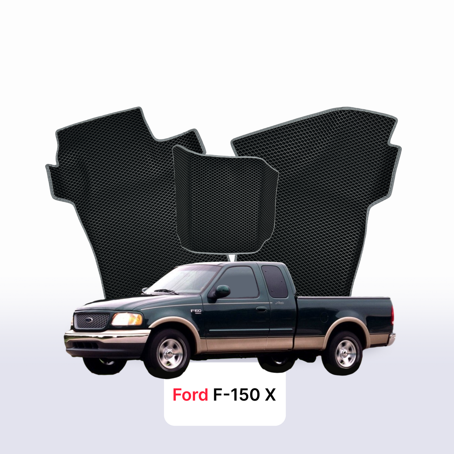 Autokoberce EVAMATS pro Ford F-150 10 gen 1996-2004 rok PICK-UP jedna a půl kabina