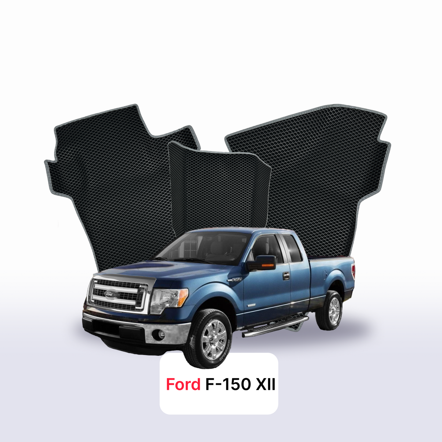 Autokoberce EVAMATS pro Ford F-150 12 gen 2008-2014 rok PICK-UP jedna a půl kabina