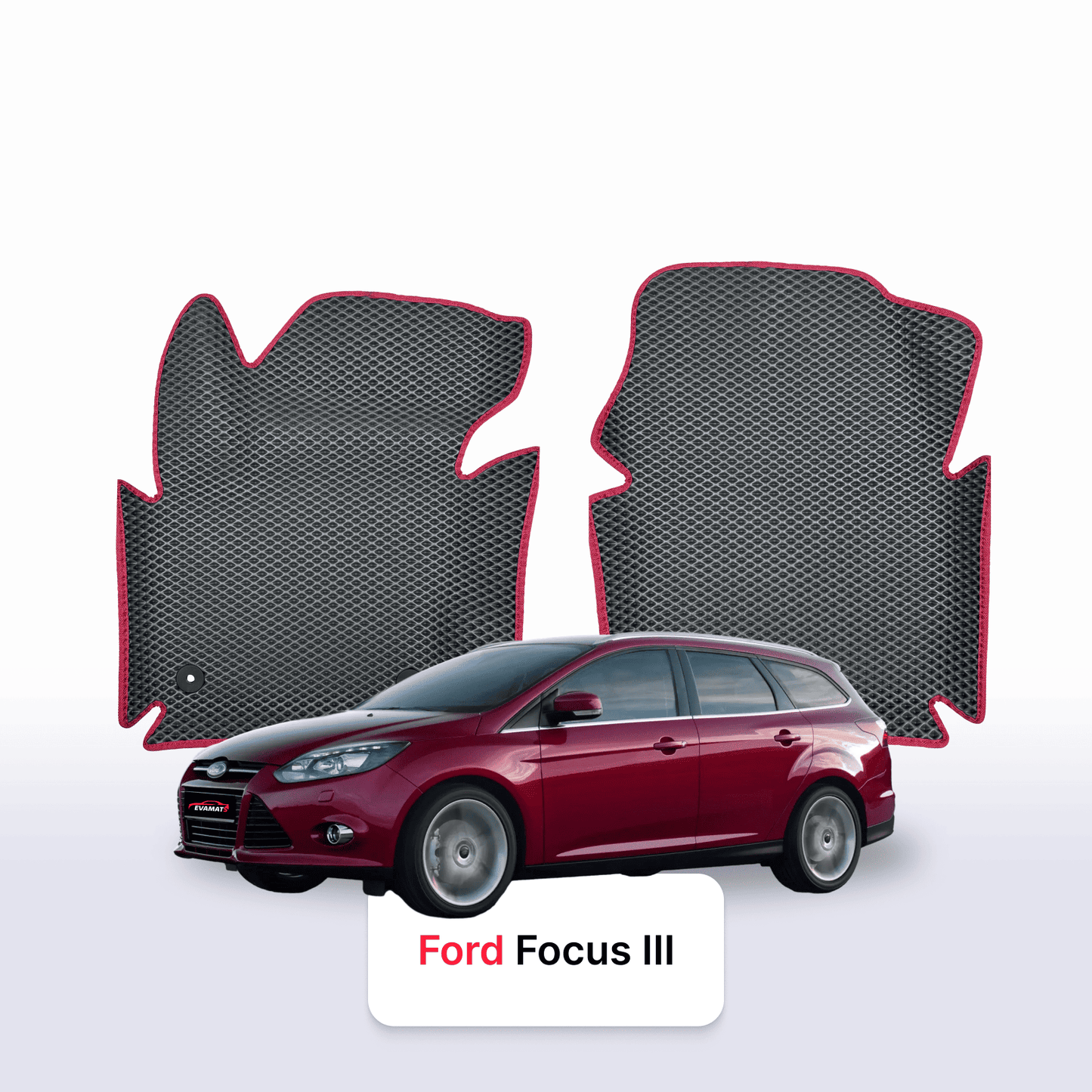 Autokoberce EVAMATS pro Ford Focus 3 gen 2011-2018 rok STATION WAGON