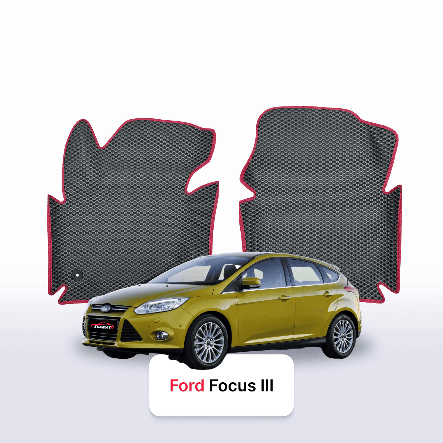 Autokoberce EVAMATS pro Ford Focus 3 gen 2011-2018 rok HATCHBACK 5dv.