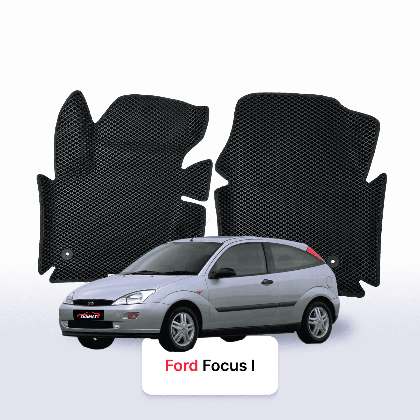 Autokoberce EVAMATS pro Ford Focus 1 gen 1998-2004 rok HATCHBACK 3dv. Autokoberce EVAMATS pro Ford Focus 1 gen 1998-2004 rok HATCHBACK 3dv.