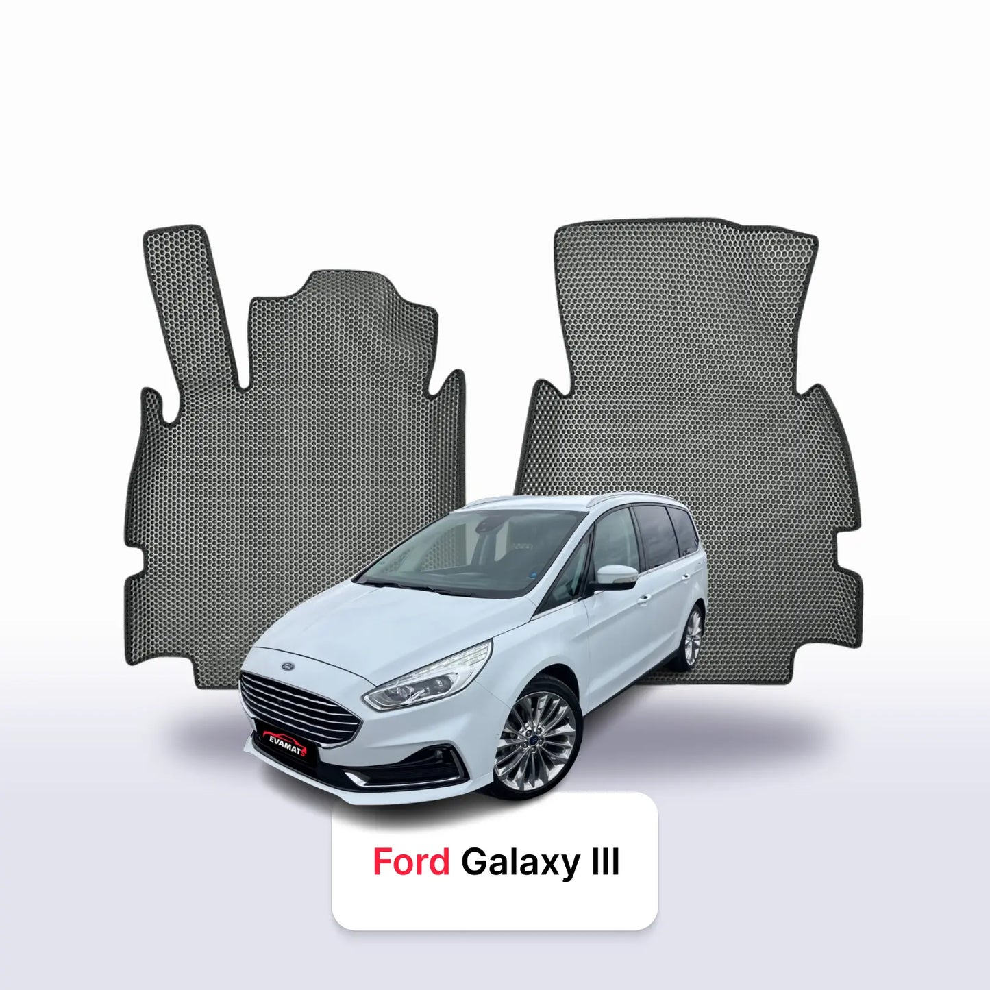 Autokoberce EVAMATS pro Ford Galaxy 3. generace 2015-2023 MINIVAN 5 míst.