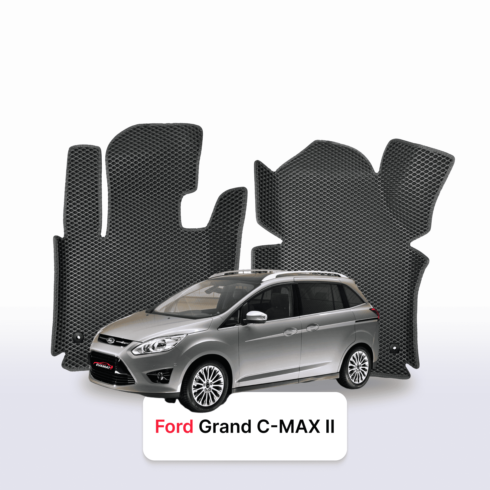 Autokoberce EVAMATS pro Ford Grand C-MAX 2 gen 2010-2019 rok MINIVAN Autokoberce EVAMATS pro Ford Grand C-MAX 2 gen 2010-2019 rok MINIVAN