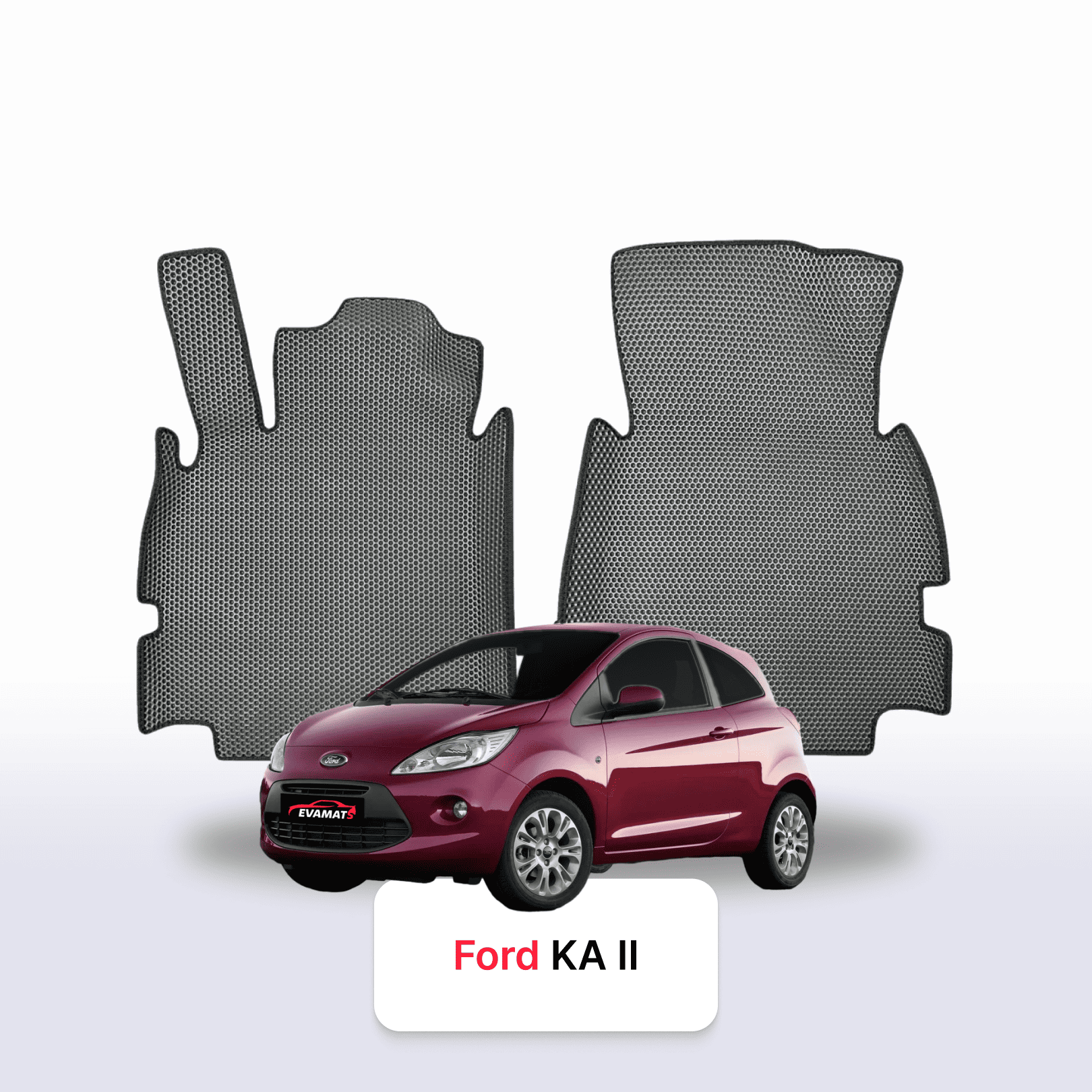 Autokoberce EVAMATS pro Ford KA 2 gen 2008-2016 rok HATCHBACK 3dv. Autokoberce EVAMATS pro Ford KA 2 gen 2008-2016 rok HATCHBACK 3dv.