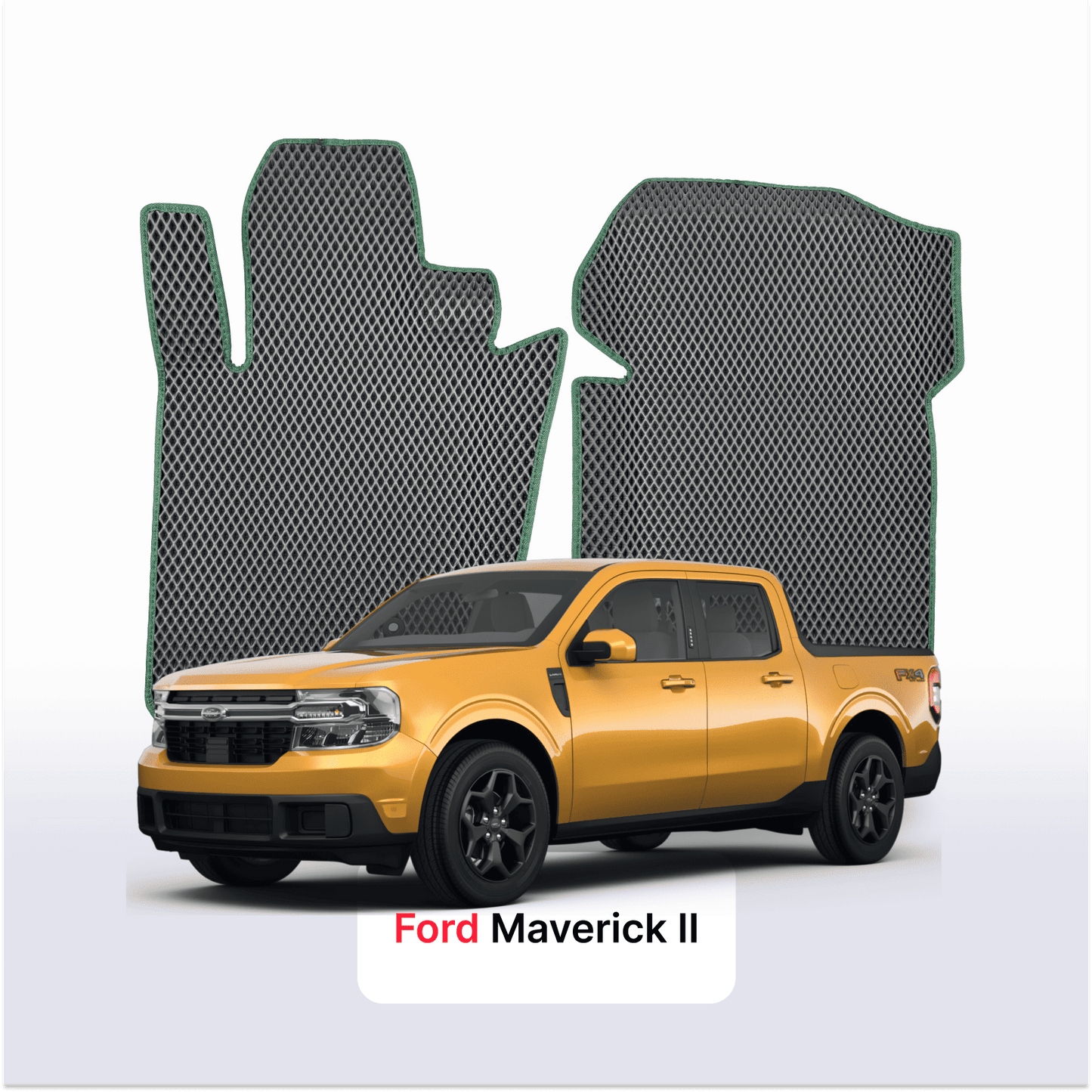 Autokoberce EVAMATS pro Ford Maverick 2. generace 2022-2027 Pick-up dvojitá kabina