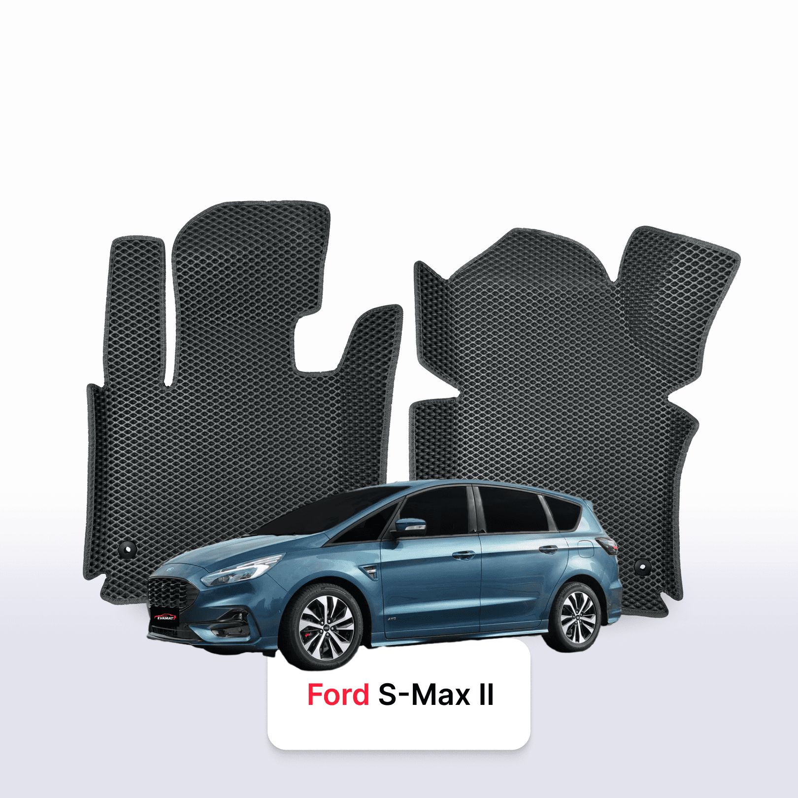 Autokoberce EVAMATS pro Ford S-MAX 2 gen 2015-2023 rok MINIVAN 7 míst Autokoberce EVAMATS pro Ford S-MAX 2 gen 2015-2023 rok MINIVAN 7 míst