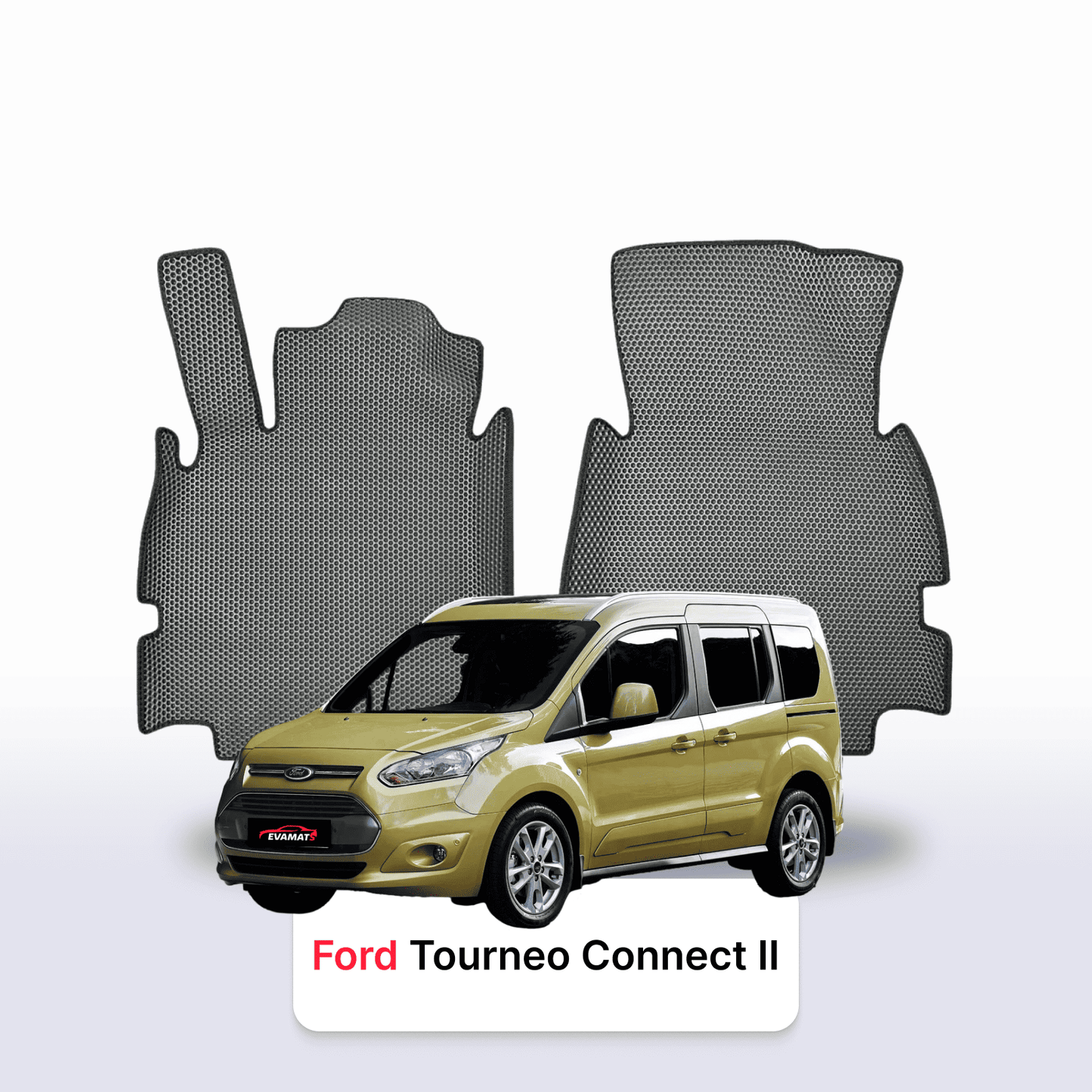 Autokoberce EVAMATS pro Ford Tourneo Connect 2 gen 2012-2022 rok MINIVAN 5 míst