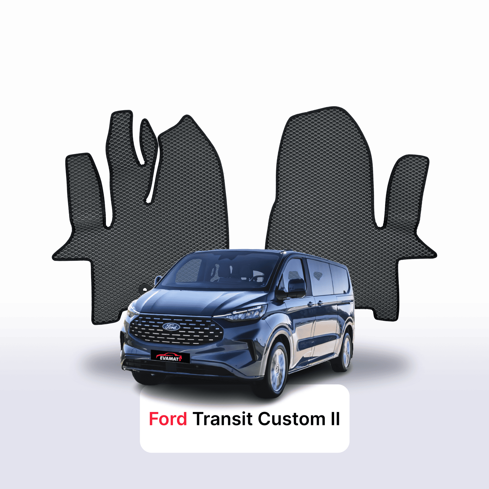 Autokoberce EVAMATS pro Ford Transit Custom 2 gen 2023-2025 rok MINIVAN Autokoberce EVAMATS pro Ford Transit Custom 2 gen 2023-2025 rok MINIVAN