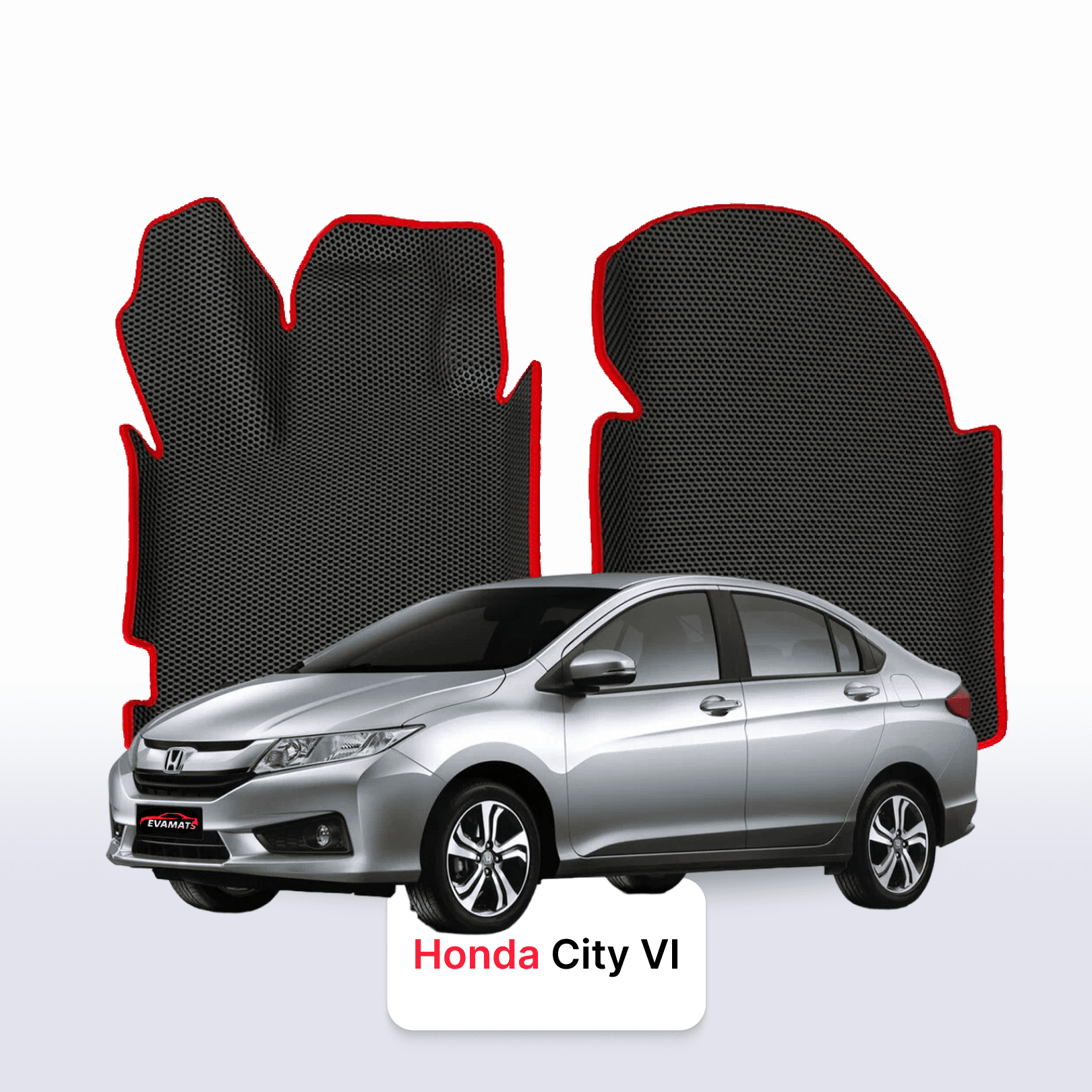 Autokoberce EVAMATS pro Honda City 6 gen 2013-2019 rok SEDAN Autokoberce EVAMATS pro Honda City 6 gen 2013-2019 rok SEDAN