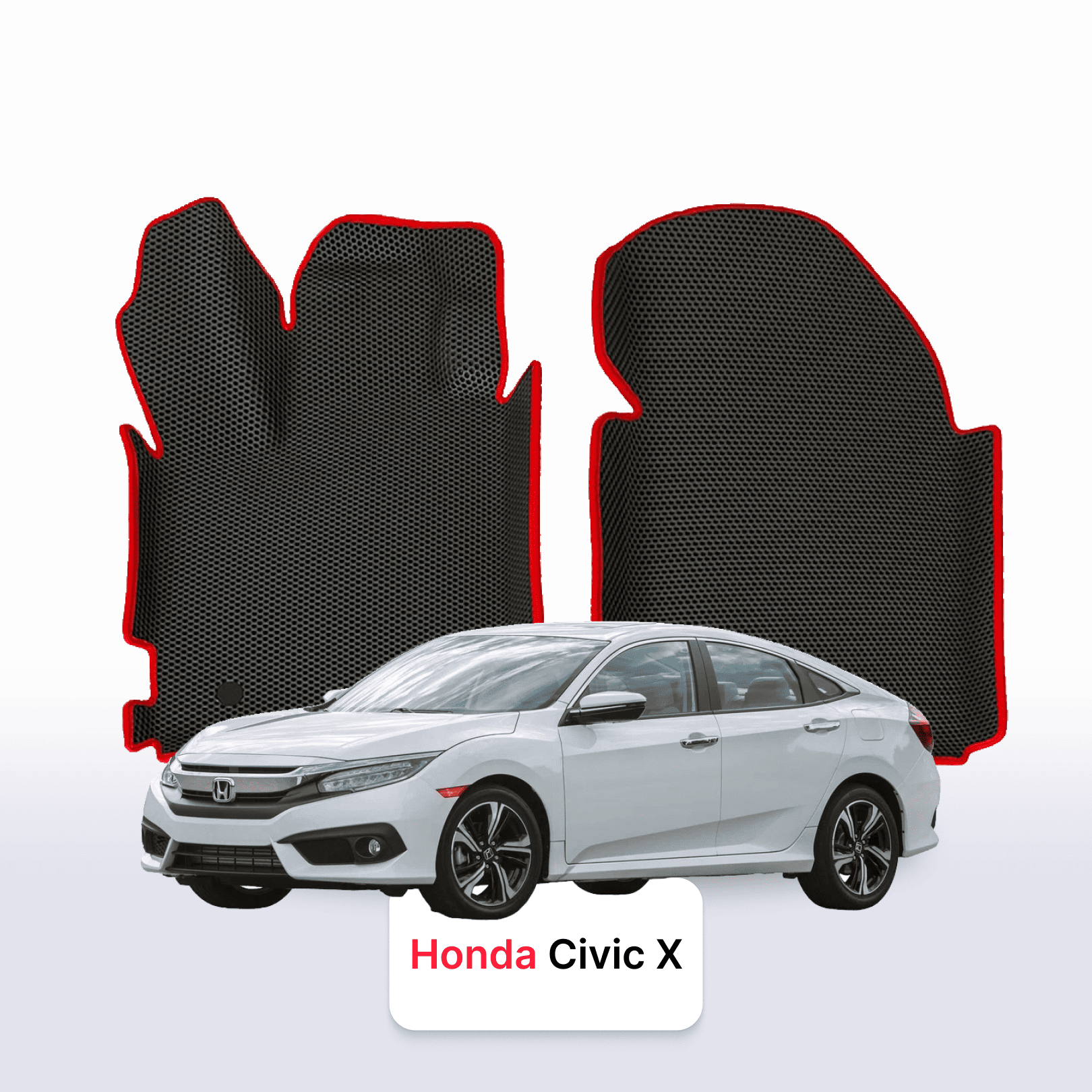 Autokoberce EVAMATS pro Honda Civic 10 gen 2015-2021 rok SEDAN Autokoberce EVAMATS pro Honda Civic 10 gen 2015-2021 rok SEDAN