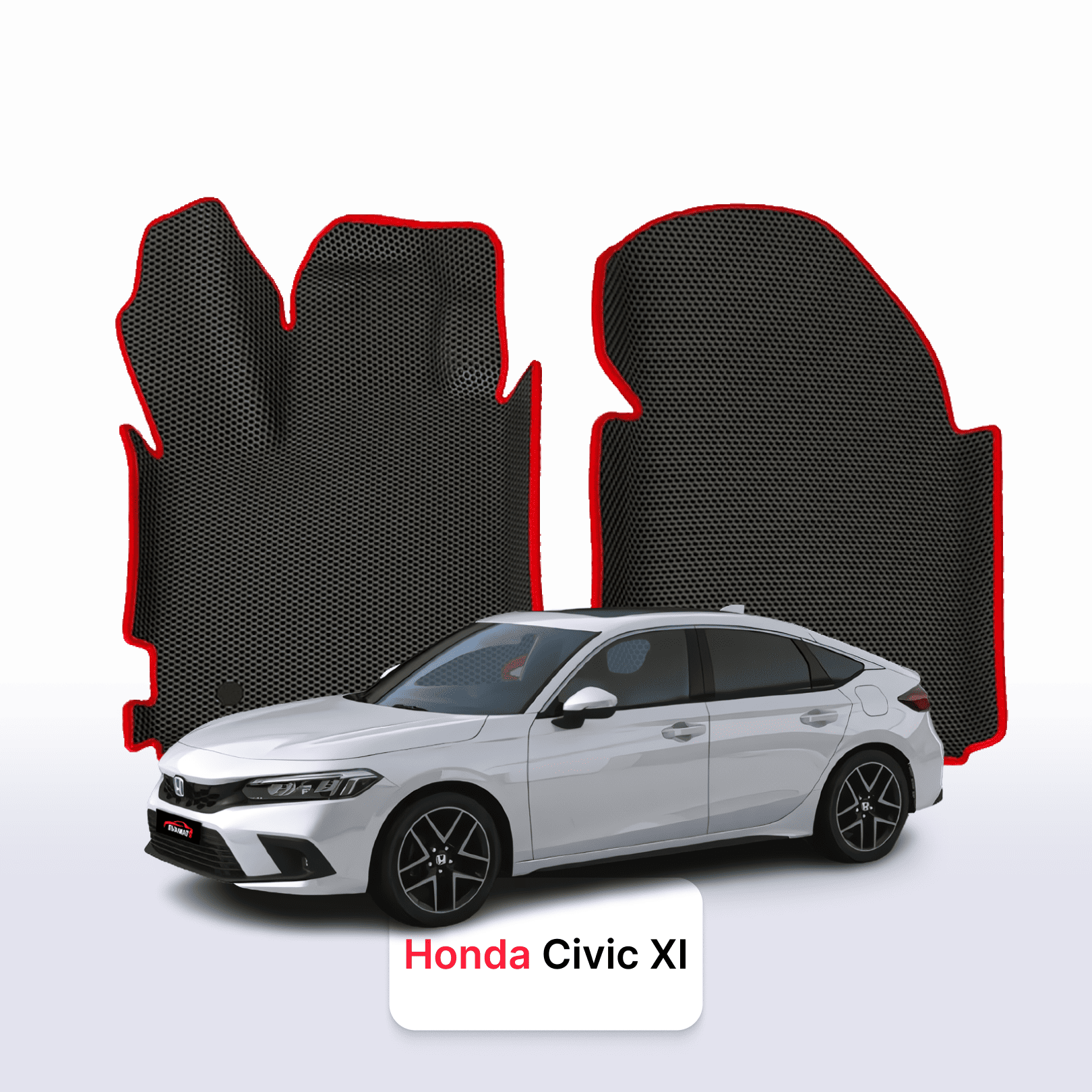 Autokoberce EVAMATS pro Honda Civic 11 gen 2021-2025 rok HATCHBACK 5dv. Autokoberce EVAMATS pro Honda Civic 11 gen 2021-2025 rok HATCHBACK 5dv.