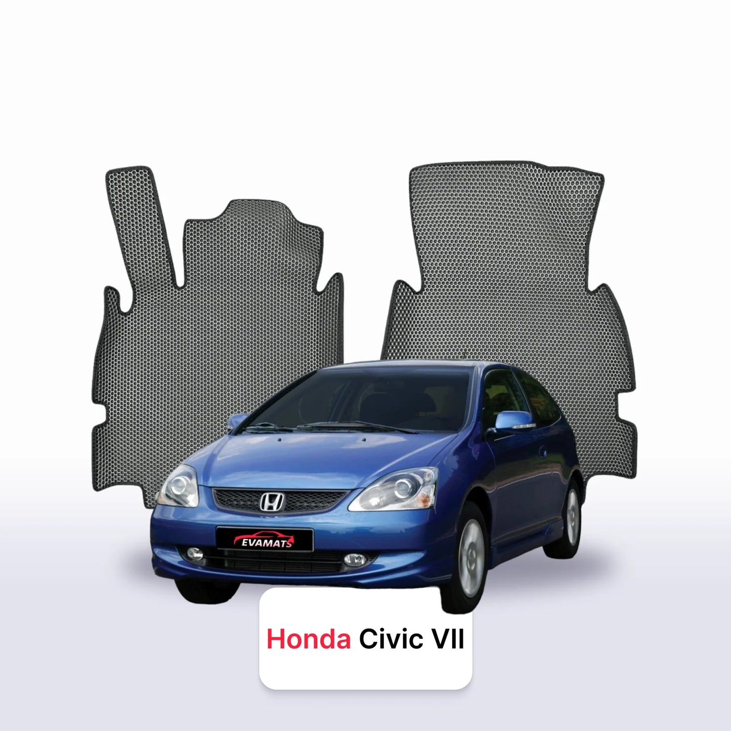 Autokoberce EVAMATS pro Honda Civic 7 gen 2000-2006 rok HATCHBACK 3dv.