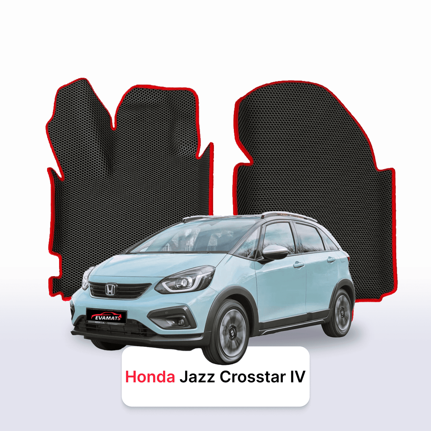 Autokoberce EVAMATS pro Honda Jazz Crosstar 4 gen 2020-2023 rok Hybrid HATCHBACK 5dv.