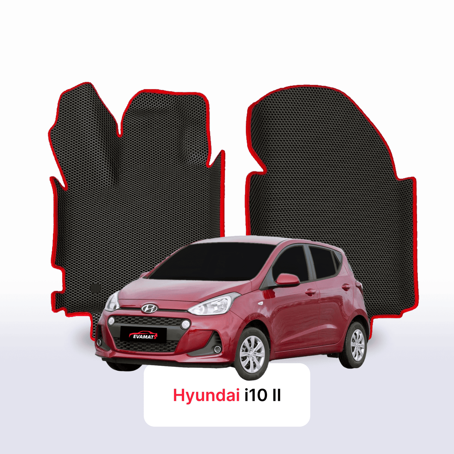 Autokoberce EVAMATS pro Hyundai i10 2 gen 2013-2019 rok HATCHBACK 5dv.