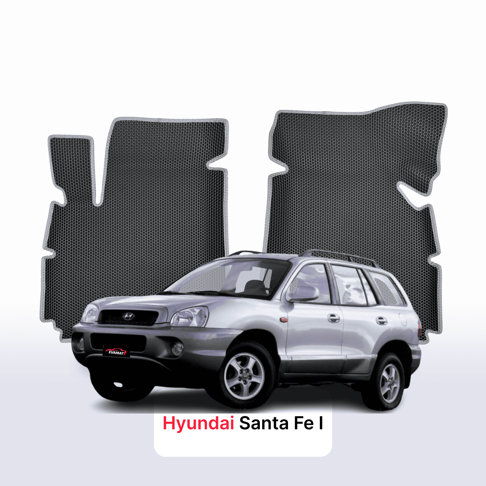 Autokoberce EVAMATS pro SUV Hyundai Santa Fe 1 gen 2000-2006 rok Autokoberce EVAMATS pro SUV Hyundai Santa Fe 1 gen 2000-2006 rok