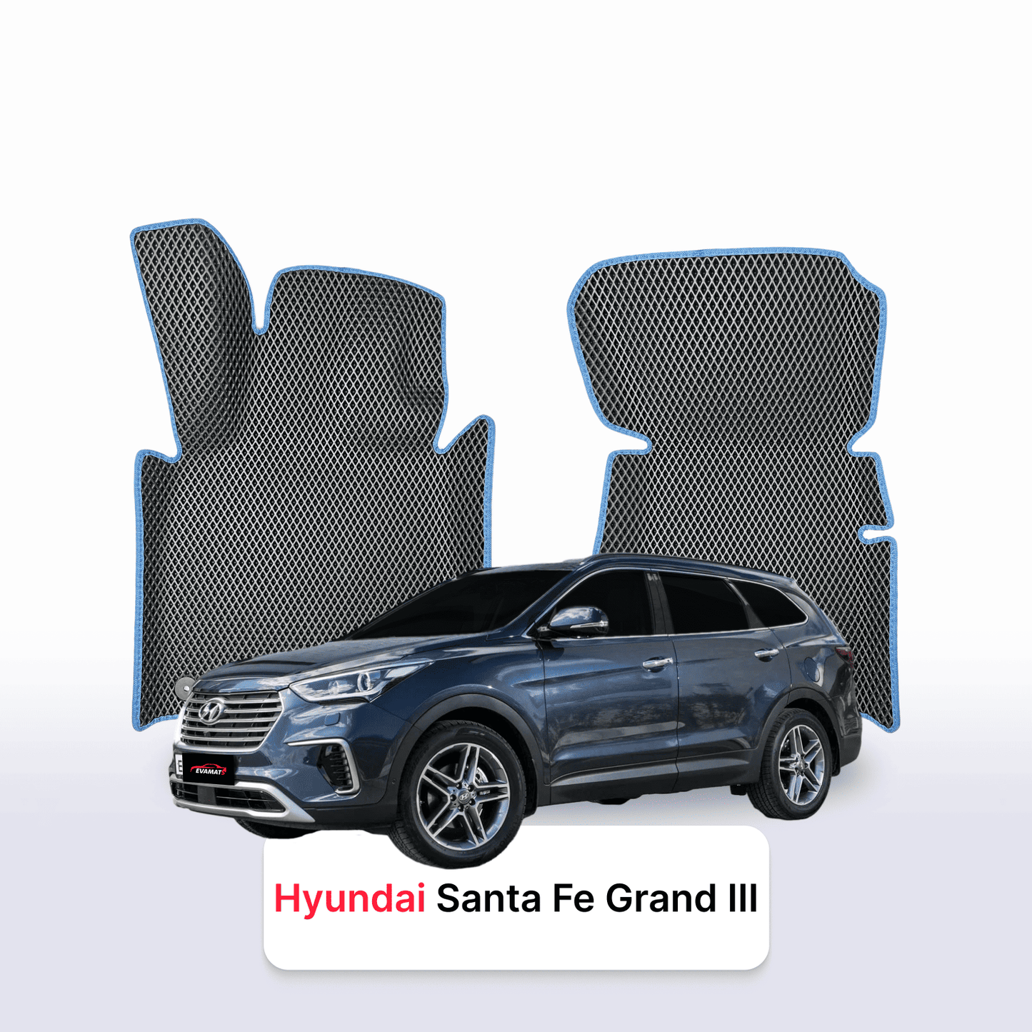 Autokoberce EVAMATS pro SUV Hyundai Santa Fe Grand 3 gen 2012-2018 rok