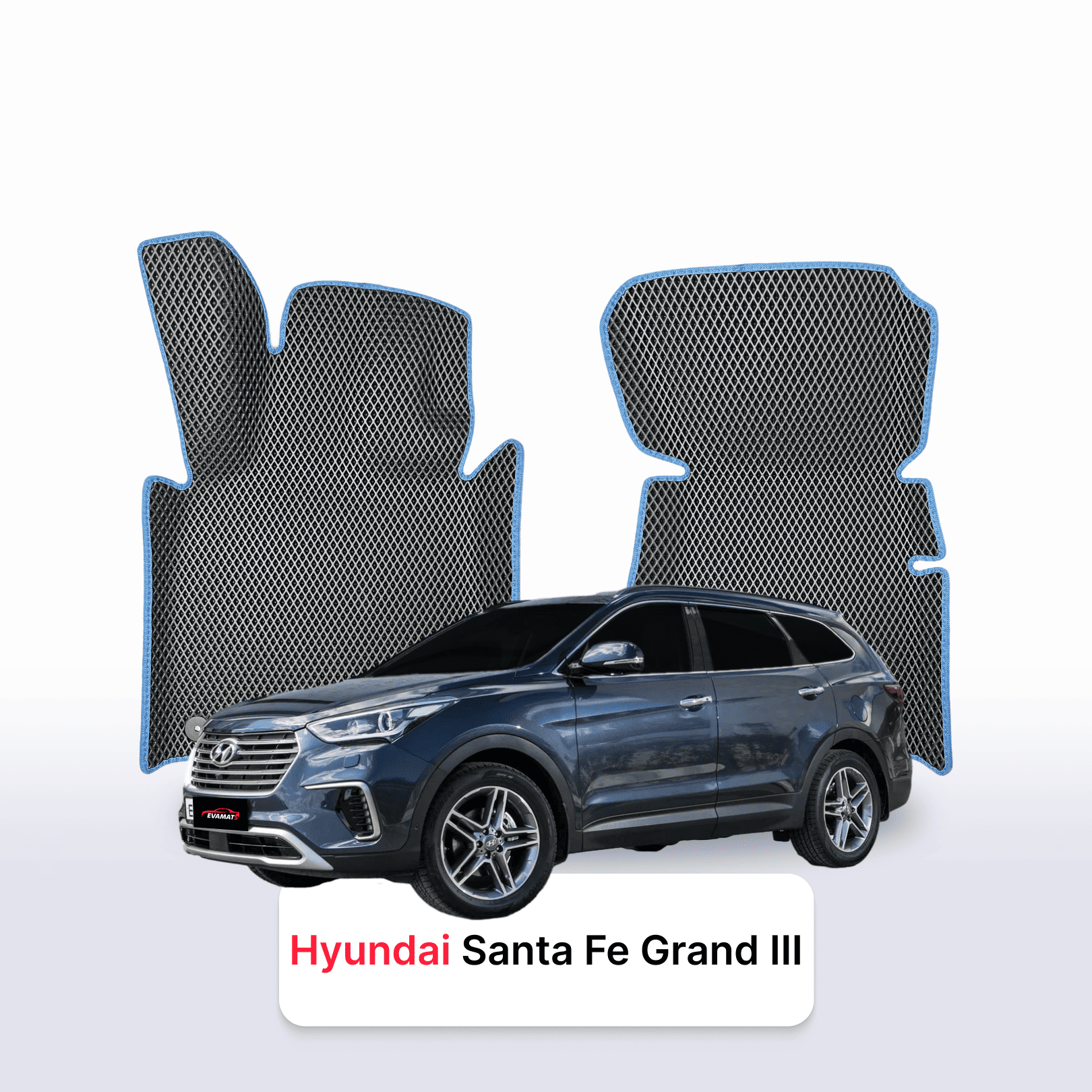 Autokoberce EVAMATS pro SUV Hyundai Santa Fe Grand 3 gen 2012-2018 rok Autokoberce EVAMATS pro SUV Hyundai Santa Fe Grand 3 gen 2012-2018 rok