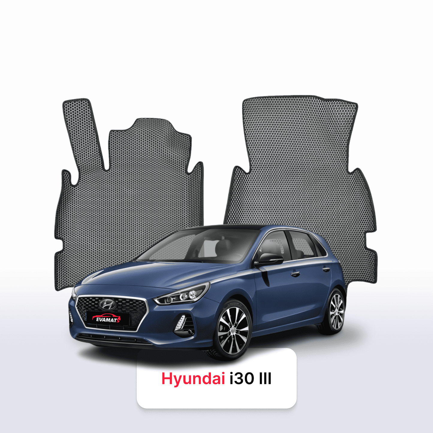 Autokoberce EVAMATS pro Hyundai I30 3 gen 2017-2025 rok HATCHBACK 5dv.