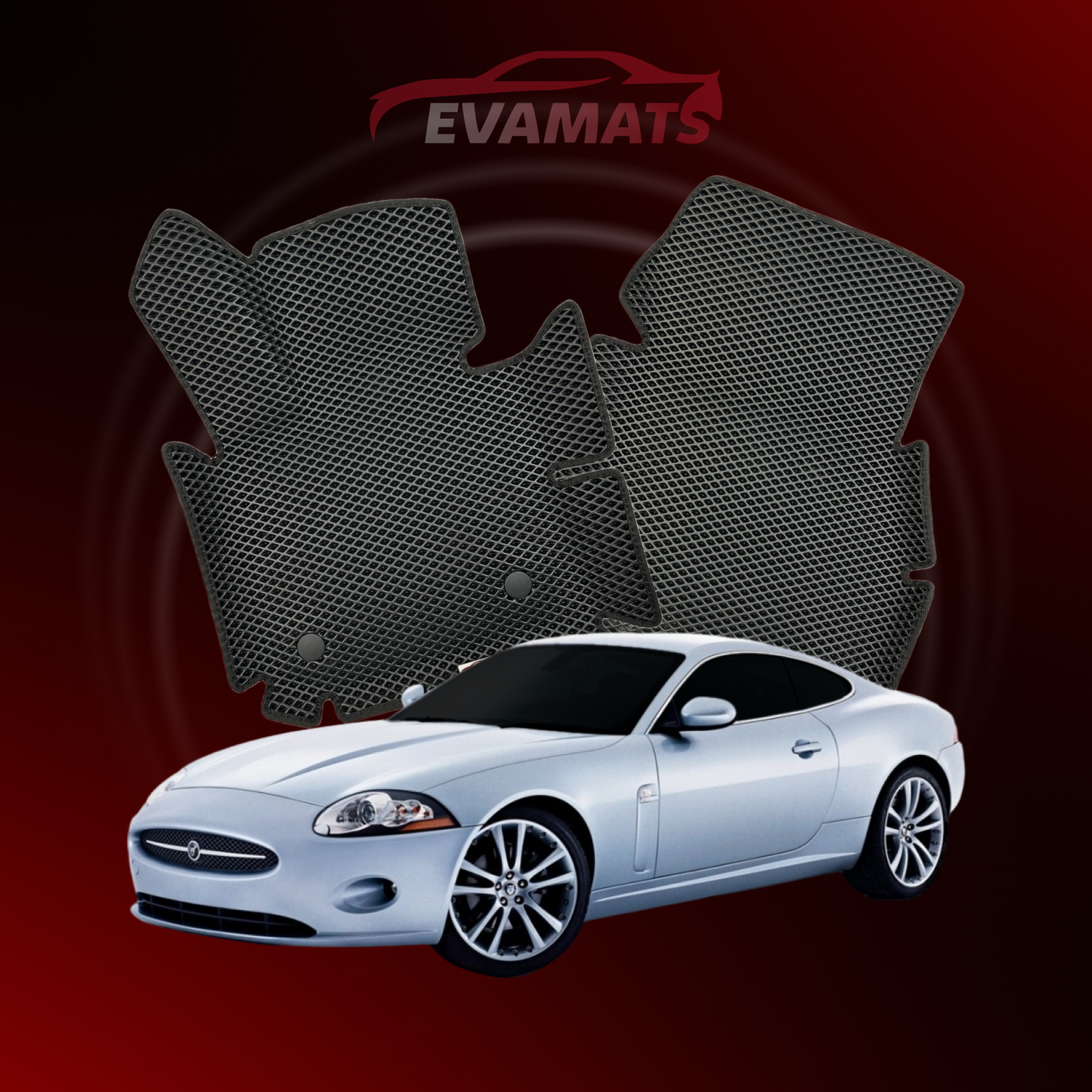 Autokoberce EVAMATS pro Jaguar XK 2 gen 2006-2014 rok COUPE