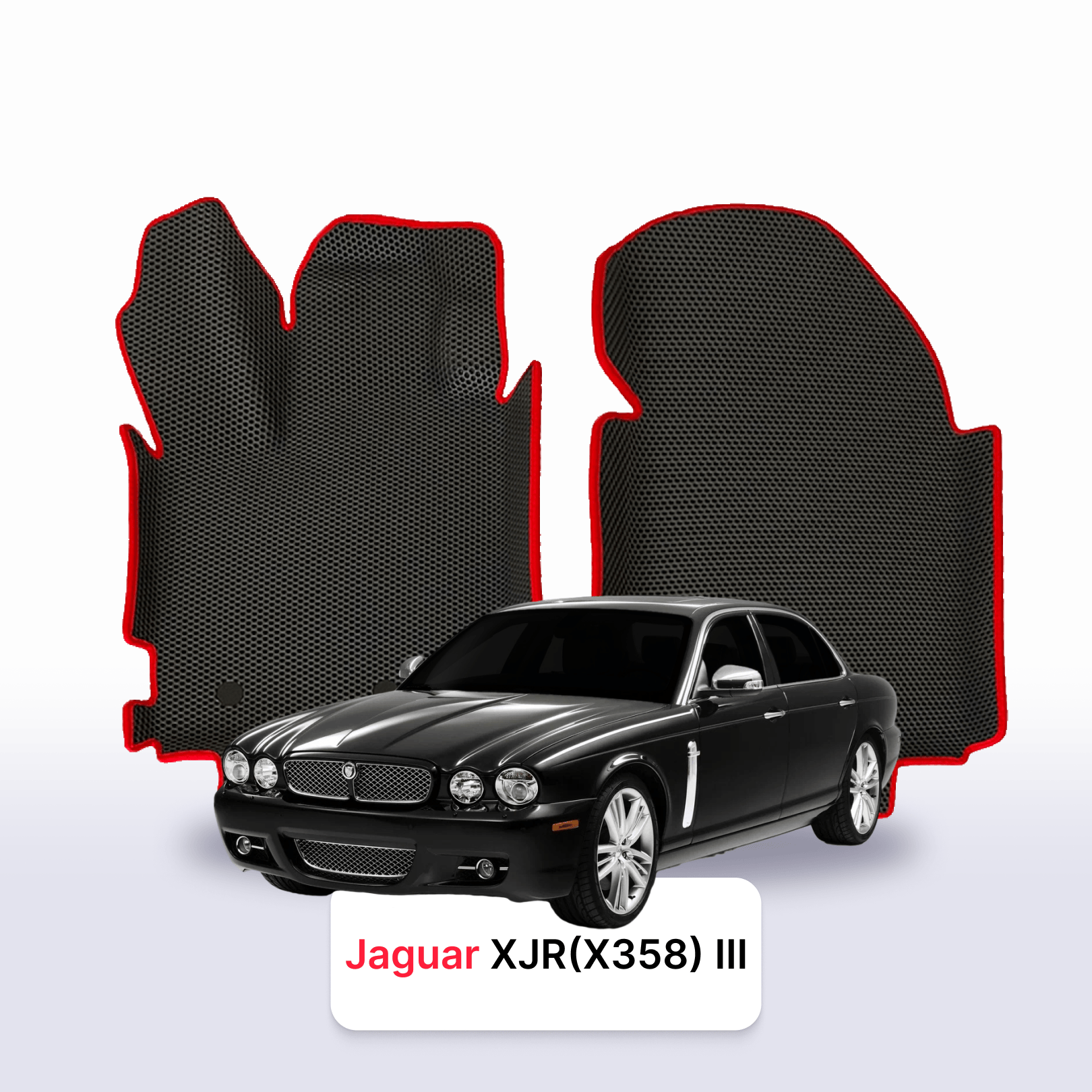 Autokoberce EVAMATS pro Jaguar XJR(X358) 3 gen 2007-2009 rok SEDAN Autokoberce EVAMATS pro Jaguar XJR(X358) 3 gen 2007-2009 rok SEDAN