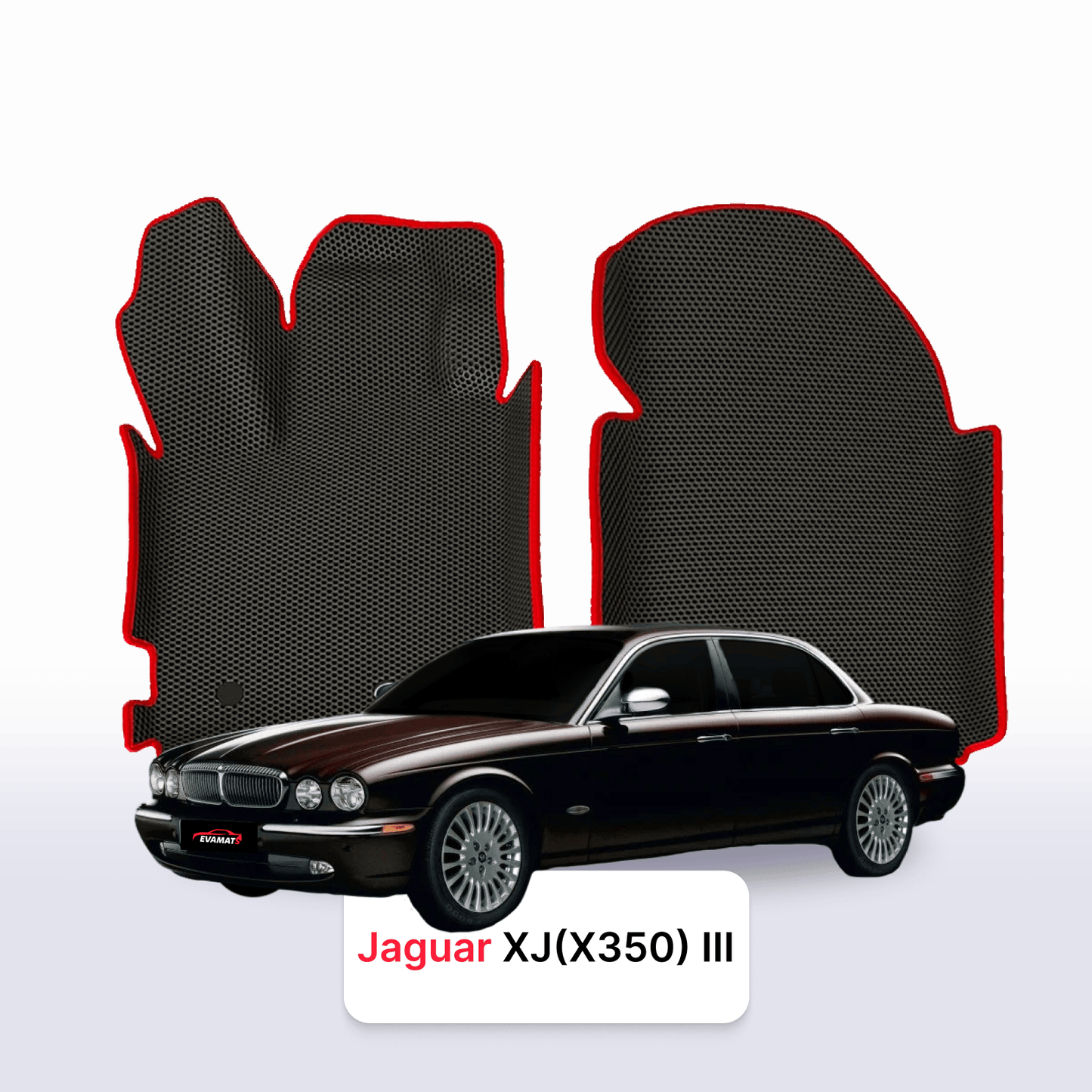 Autokoberce EVAMATS pro Jaguar XJ(X350) 3 gen 2003-2009 rok LONG SEDAN