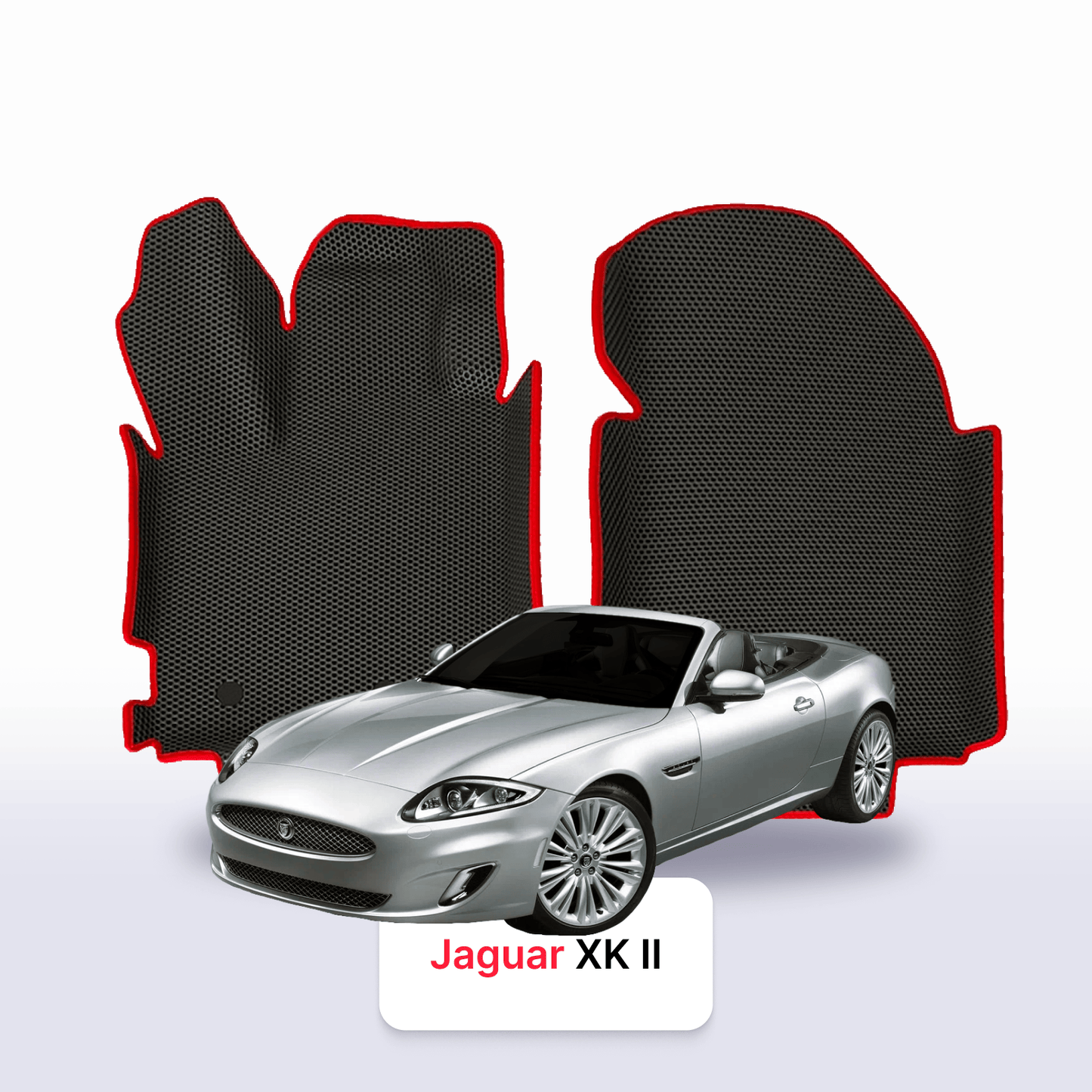 Autokoberce EVAMATS pro Jaguar XK 2 gen 2006-2014 rok CABRIO