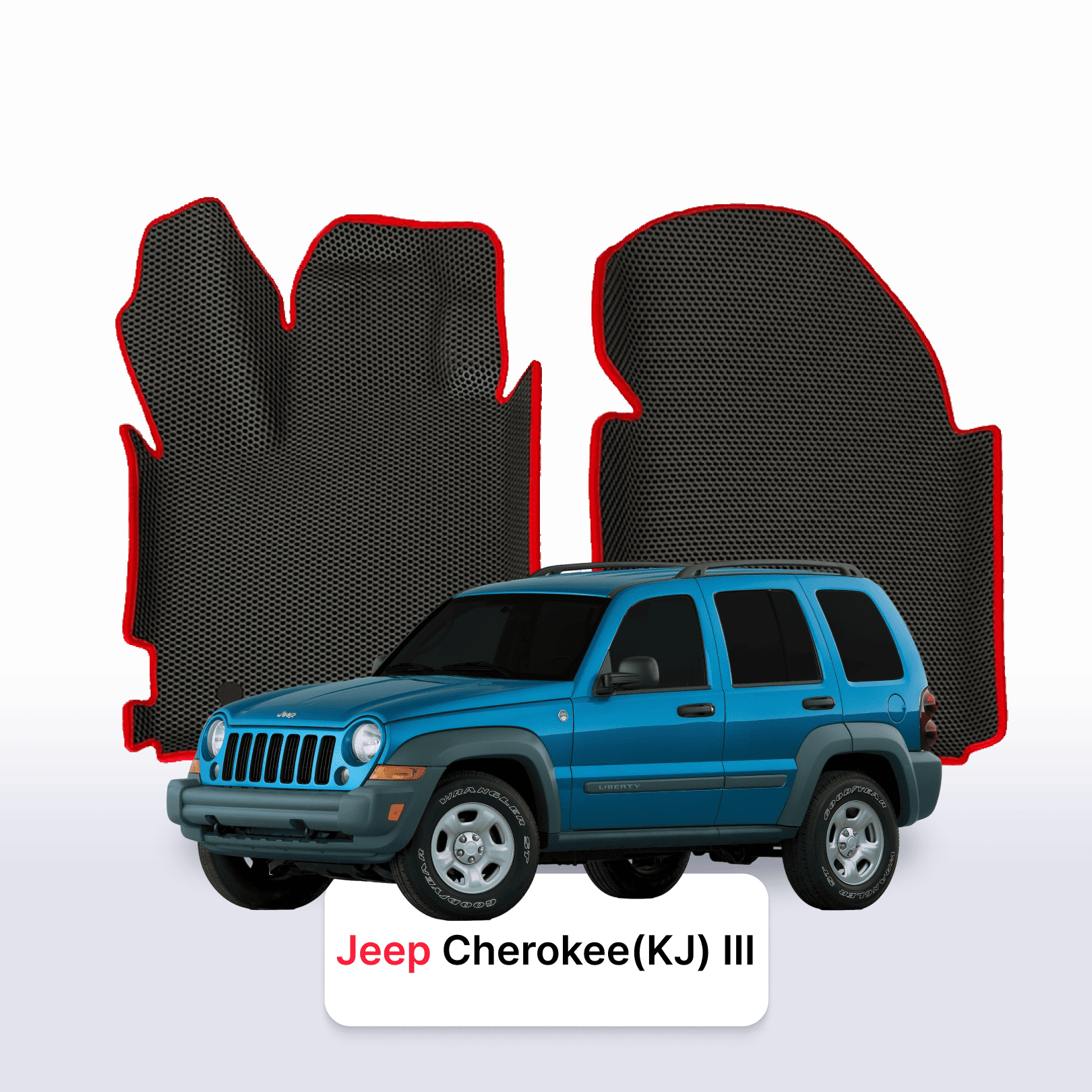 Autokoberce EVAMATS pro SUV Jeep Cherokee(KJ) 3 gen 2001-2007 Autokoberce EVAMATS pro SUV Jeep Cherokee(KJ) 3 gen 2001-2007