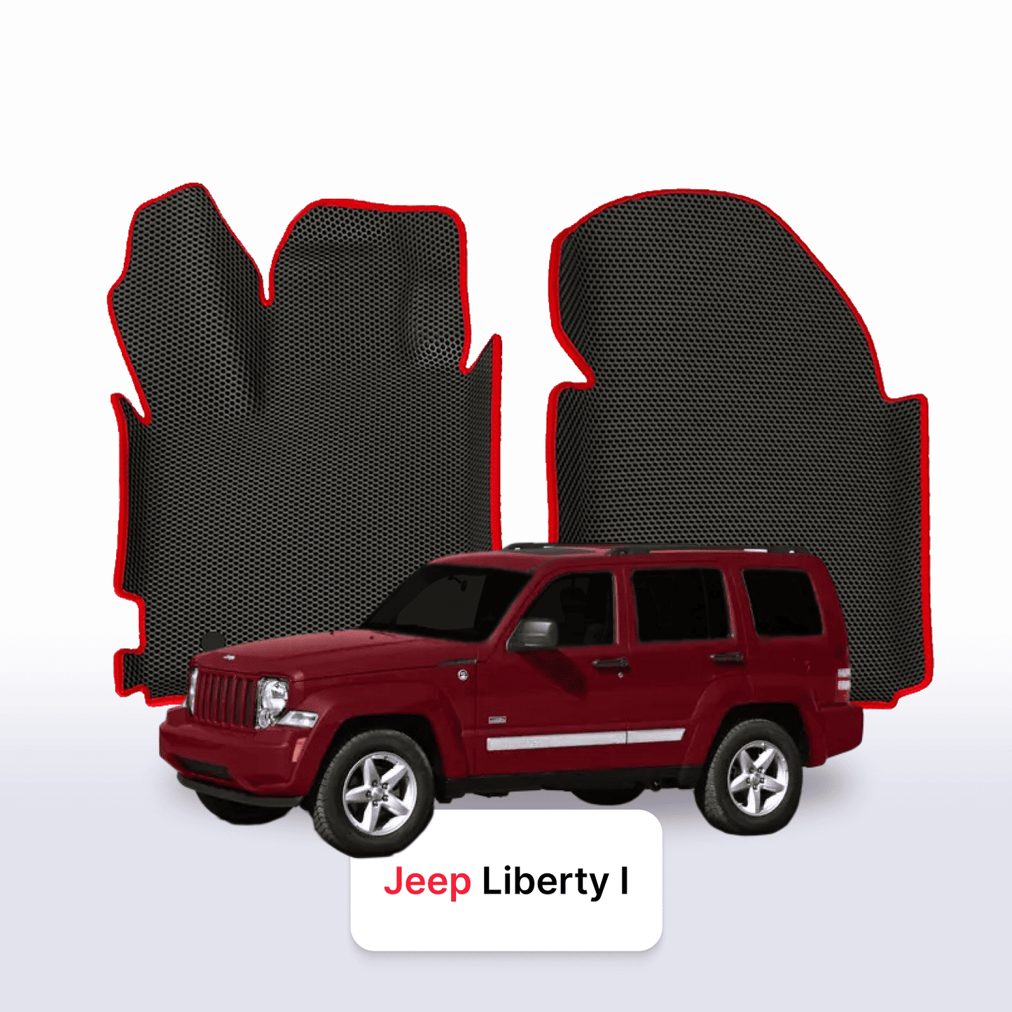 Autokoberce EVAMATS pro SUV Jeep Liberty 1 gen 2001-2007 rok
