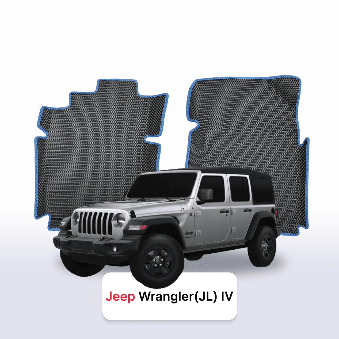 Autokoberce EVAMATS pro Jeep Wrangler(JL) 4 gen 2017-2025 rok SUV 5dv.