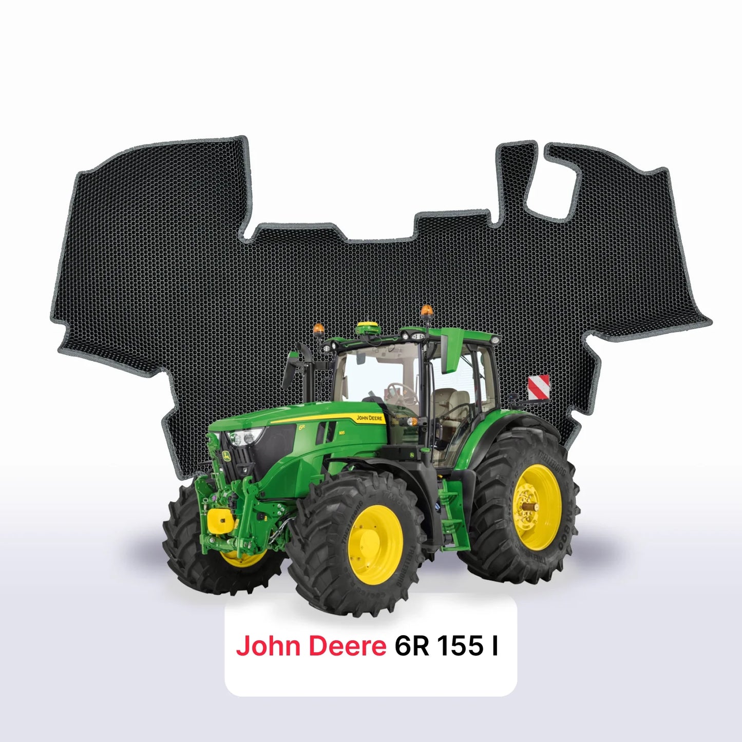Koberce do auta EVAMATS pro John Deere 6R 155 1. generace 2021-2024 rok TRAKTOR