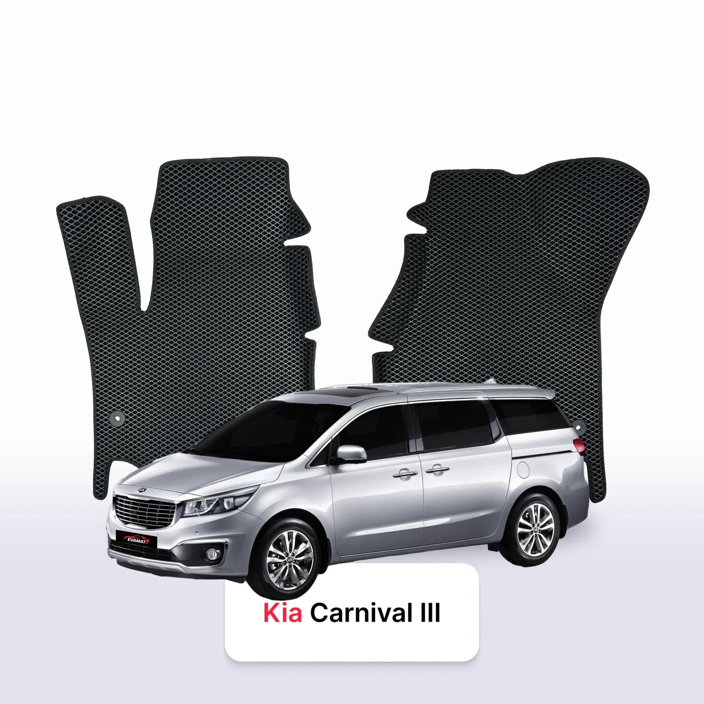 Autokoberce EVAMATS pro Kia Carnival III gen 2014-2021 rok MINIVAN