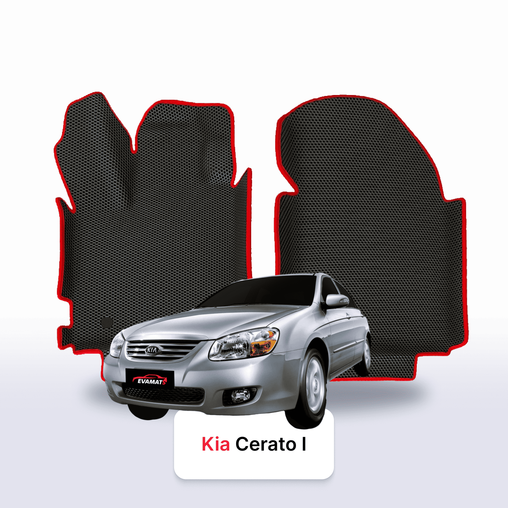 Autokoberce EVAMATS pro Kia Cerato I gen 2003-2009 rok SEDAN Autokoberce EVAMATS pro Kia Cerato I gen 2003-2009 rok SEDAN