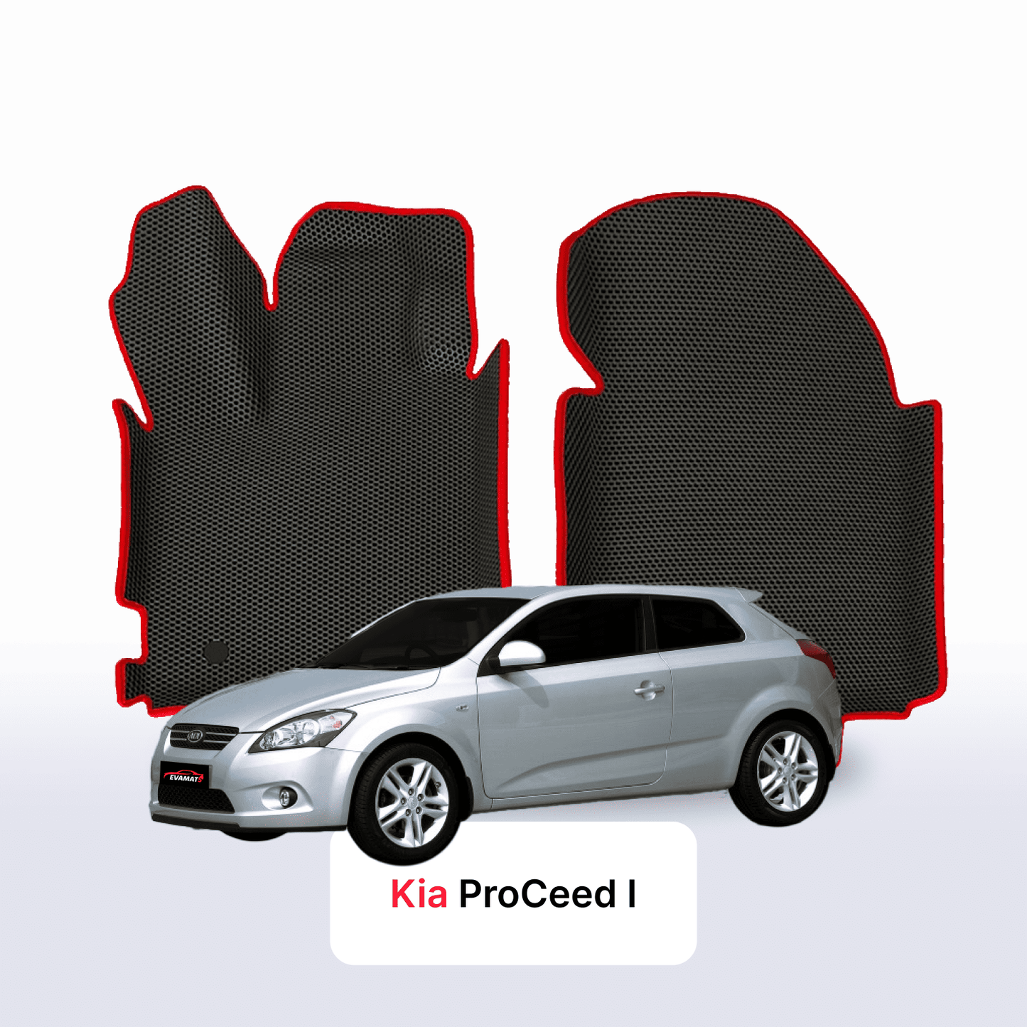 Autokoberce EVAMATS pro Kia ProCeed I gen 2006-2012 rok HATCHBACK 3 dveře
