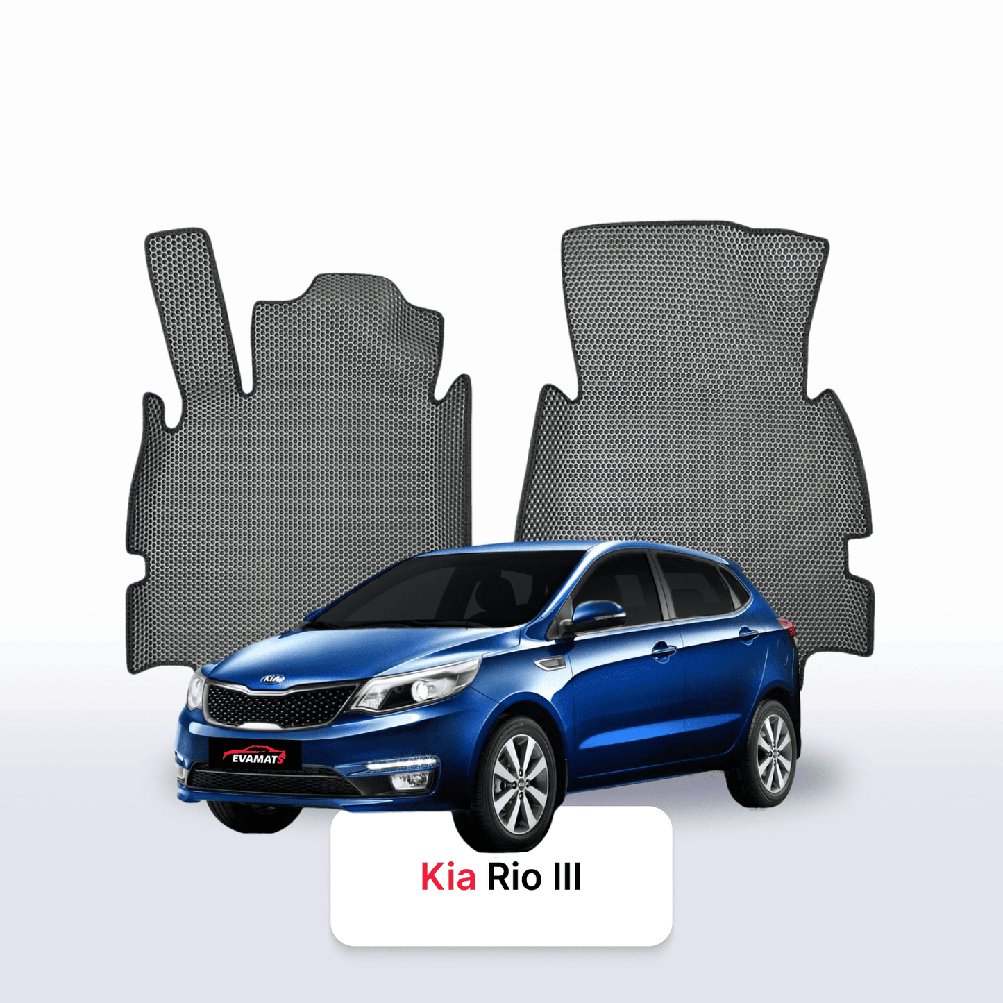 Autokoberce EVAMATS pro Kia Rio III gen 2011-2017 rok HATCHBACK 5dv.
