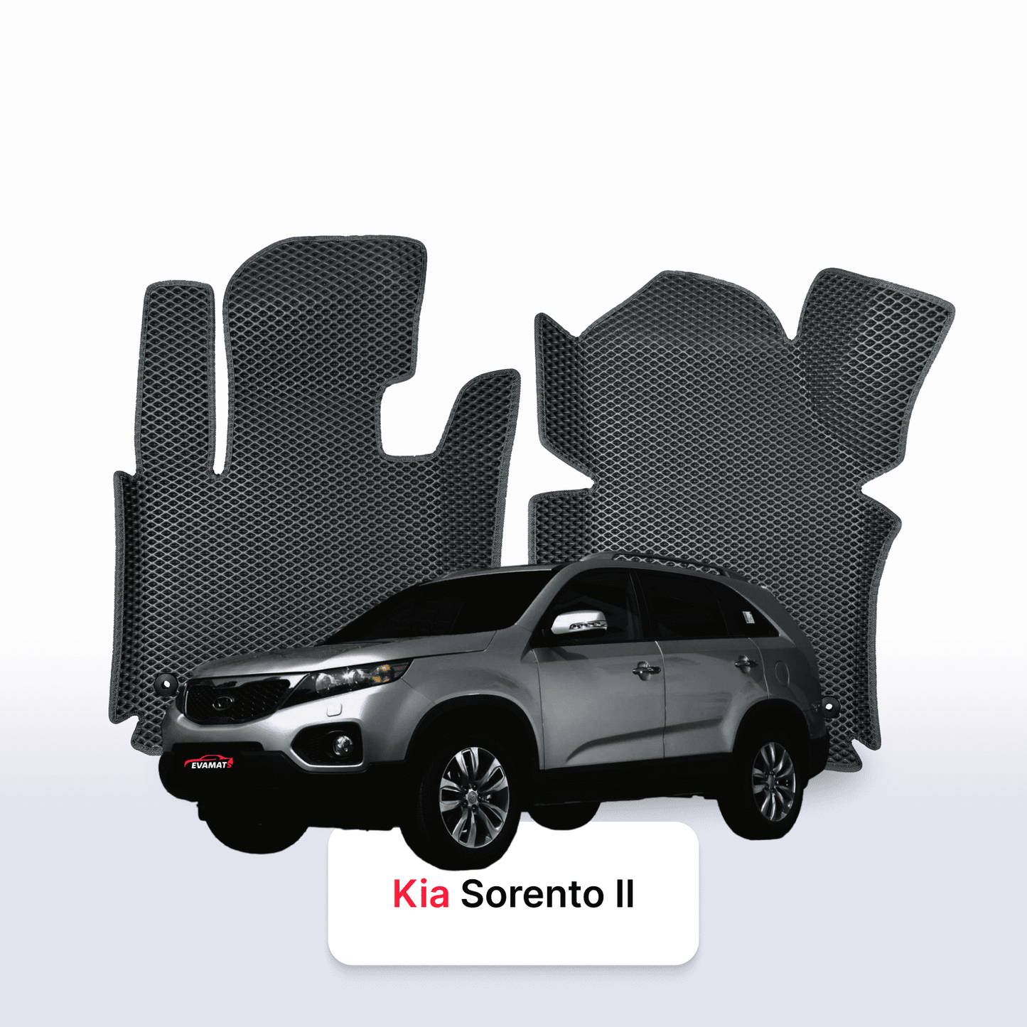 Autokoberce EVAMATS pro Kia Sorento II gen 2009-2014 SUV 7místné