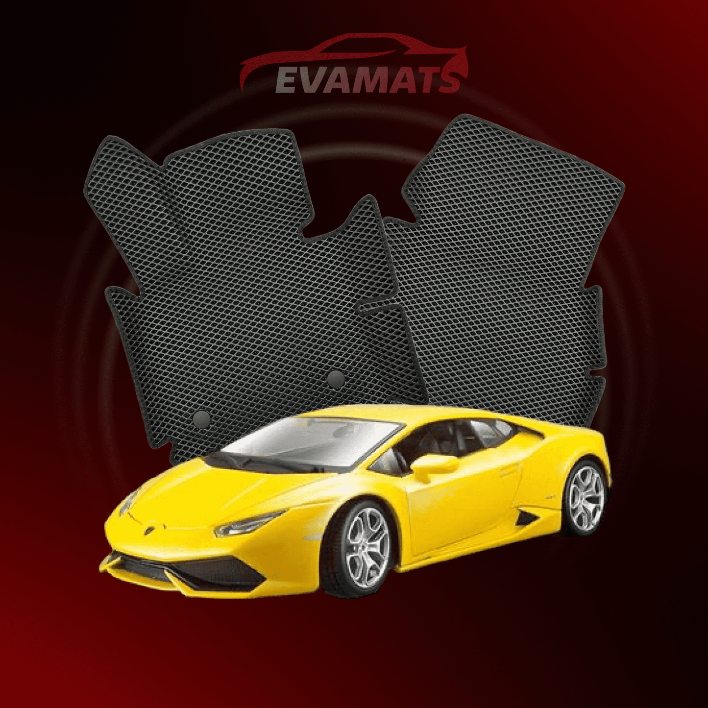 Autokoberce EVAMATS pro Lamborghini Huracán 1 gen 2014-2025 rok COUPE