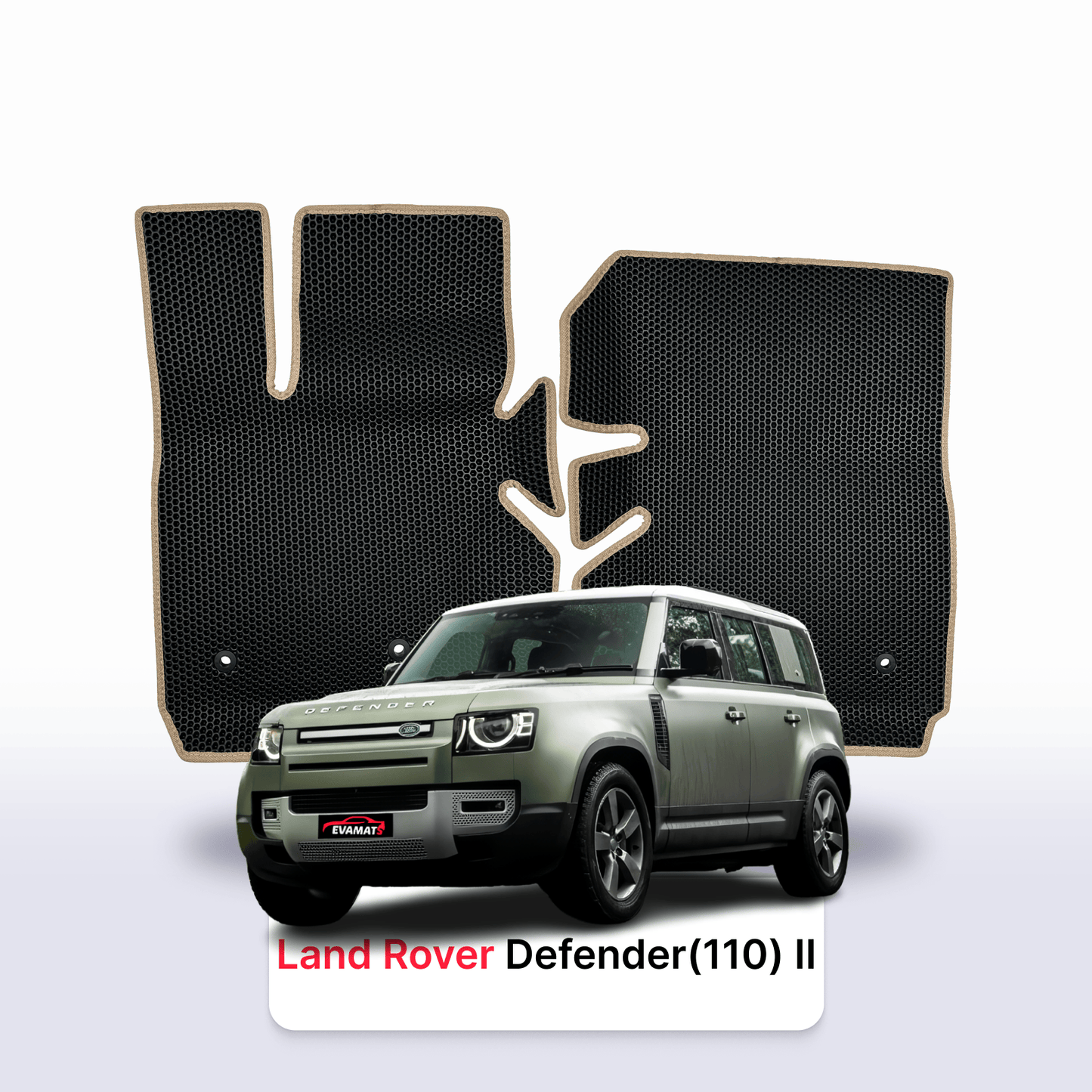 Autokoberce EVAMATS pro SUV Land Rover Defender(110) 2 gen 2019-2025