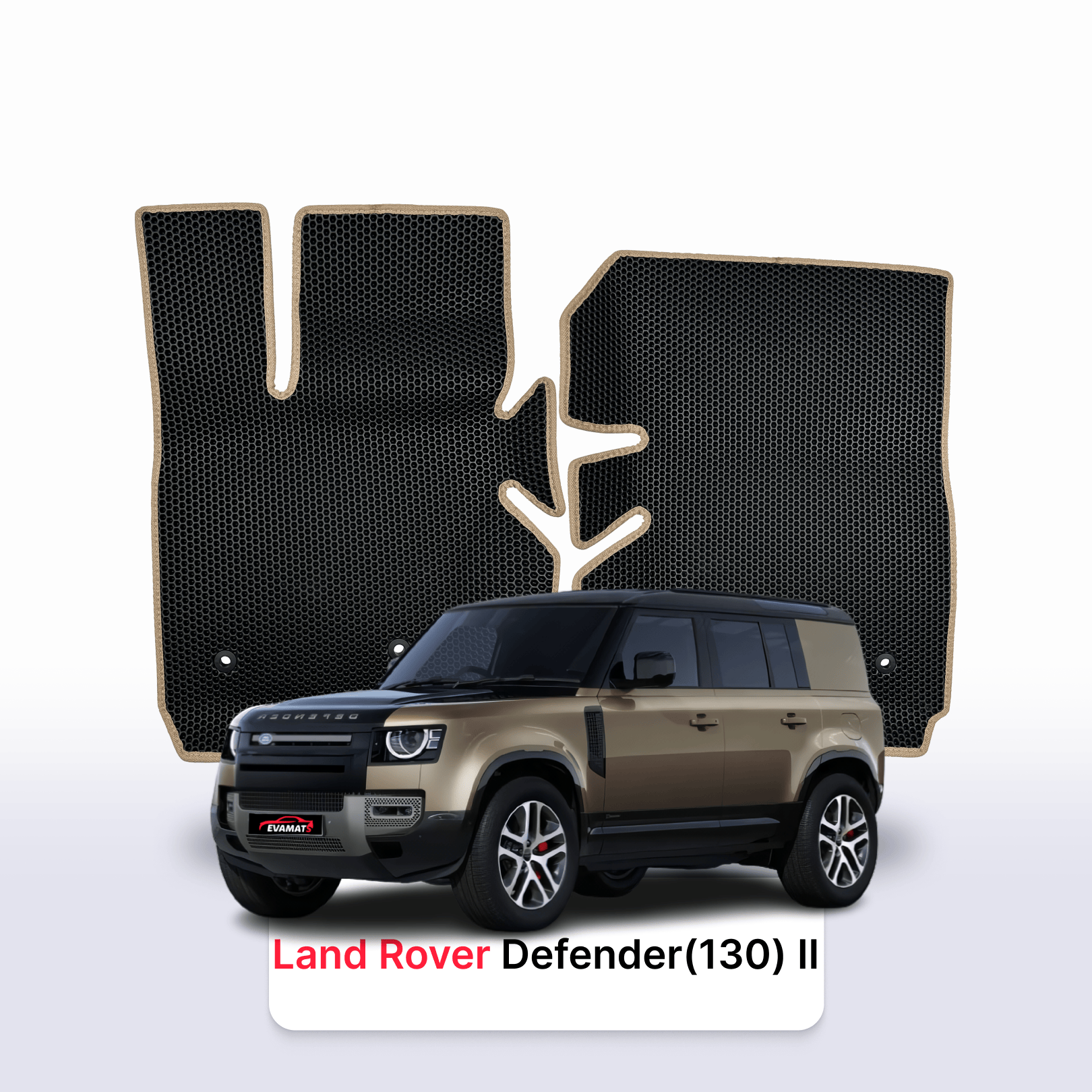 Autokoberce EVAMATS pro Land Rover Defender(130) 2 gen 2019-2025 SUV LONG Autokoberce EVAMATS pro Land Rover Defender(130) 2 gen 2019-2025 SUV LONG
