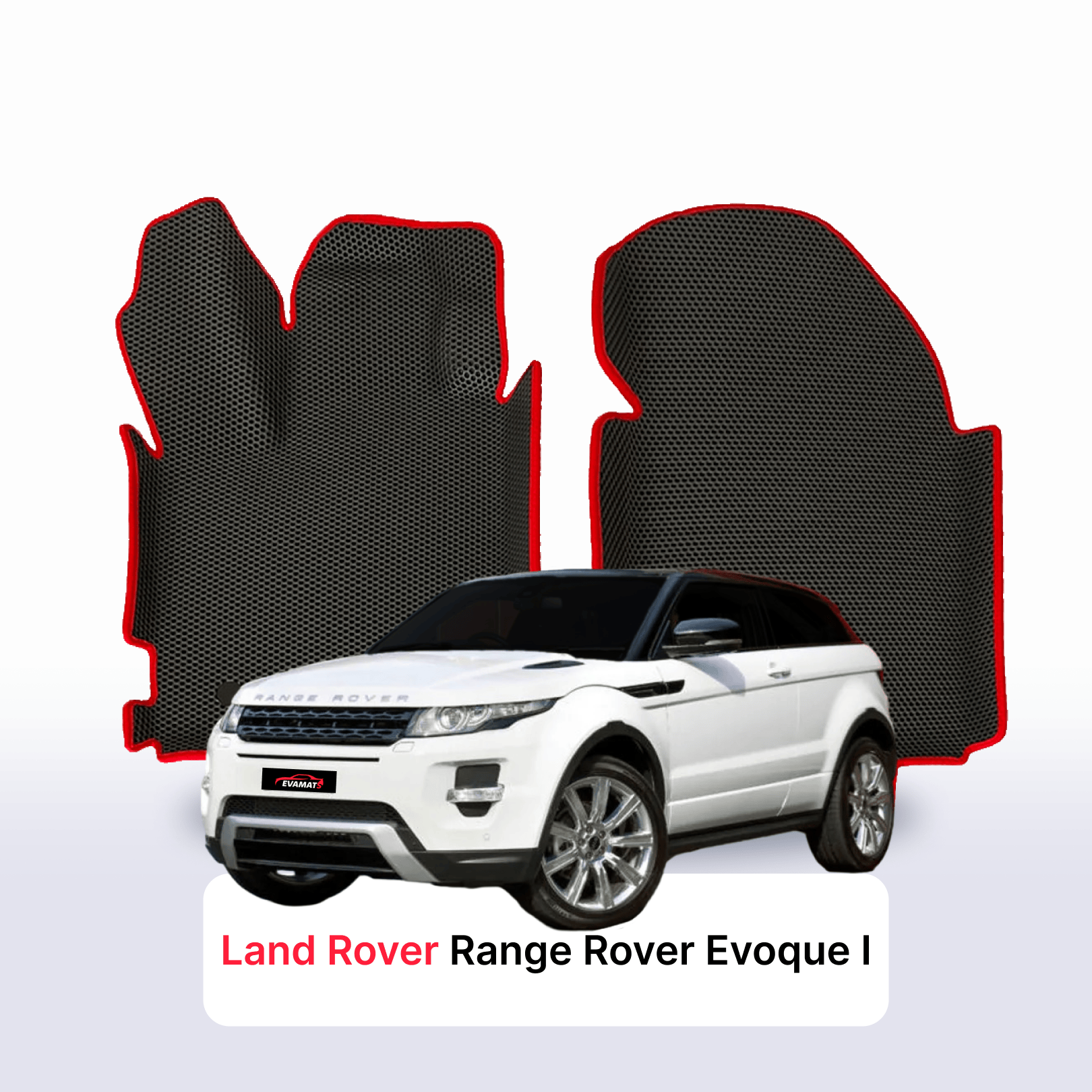 Autokoberce EVAMATS pro Land Rover Range Rover Evoque 1 gen 2011-2018 rok SUV 3dv. Autokoberce EVAMATS pro Land Rover Range Rover Evoque 1 gen 2011-2018 rok SUV 3dv.
