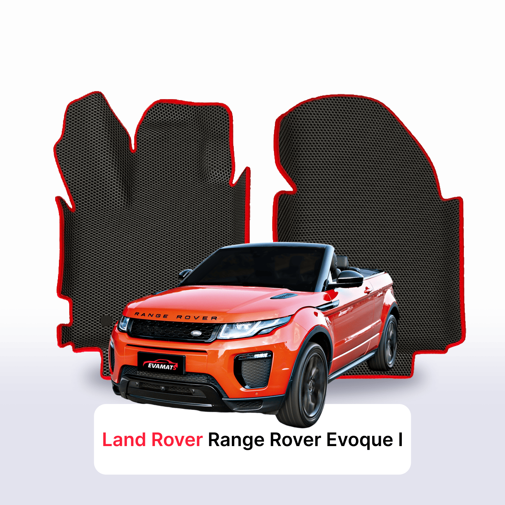 Autokoberce EVAMATS pro Land Rover Range Rover Evoque 1 gen 2015-2018 rok SUV CABRIO 3dv. Autokoberce EVAMATS pro Land Rover Range Rover Evoque 1 gen 2015-2018 rok SUV CABRIO 3dv.