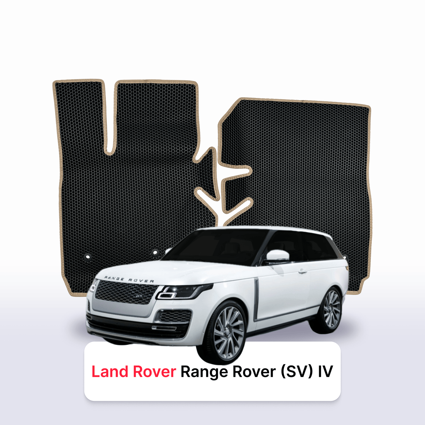Autokoberce EVAMATS pro Land Rover Range Rover(SV) 4 gen 2017-2022 rok SUV COUPE 3dv.