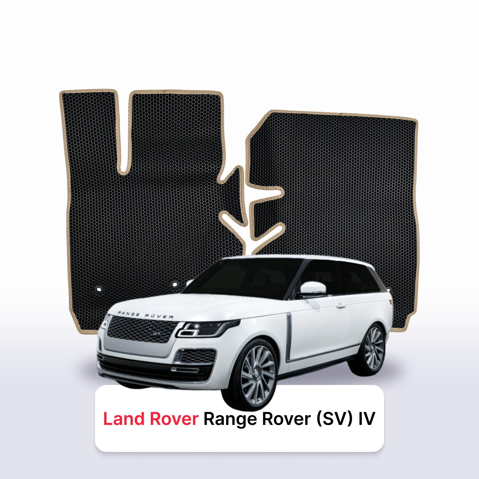 Autokoberce EVAMATS pro Land Rover Range Rover(SV) 4 gen 2017-2022 rok SUV COUPE 3dv. Autokoberce EVAMATS pro Land Rover Range Rover(SV) 4 gen 2017-2022 rok SUV COUPE 3dv.