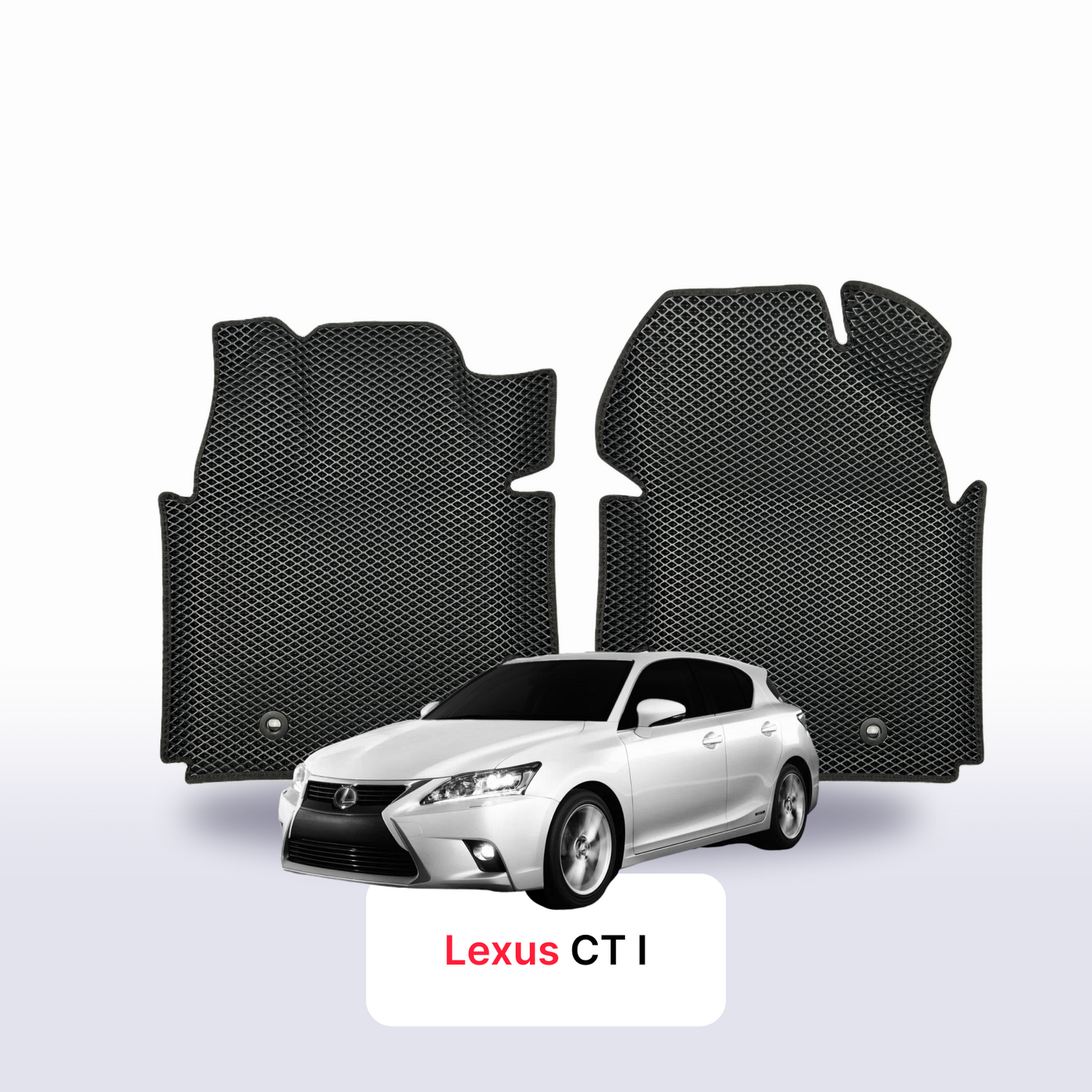 Autokoberce EVAMATS pro Lexus CT 1 gen 2010-2023 rok HATCHBACK 5dv.